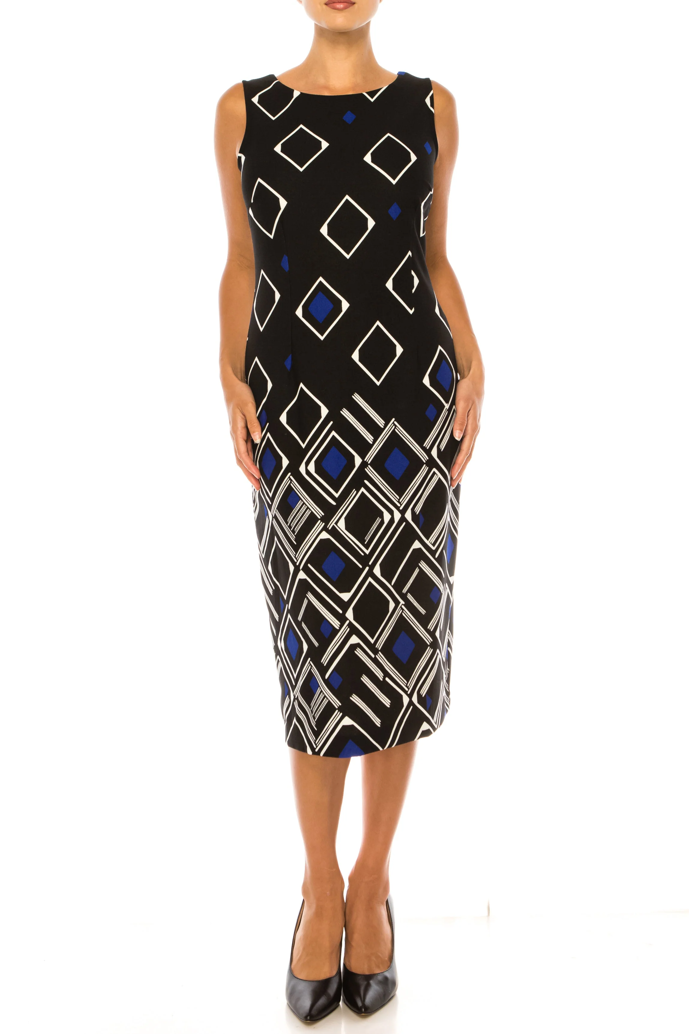 Maya Brooke 28796-COBALT BLACK-2 by Maya Brooke - Image 4