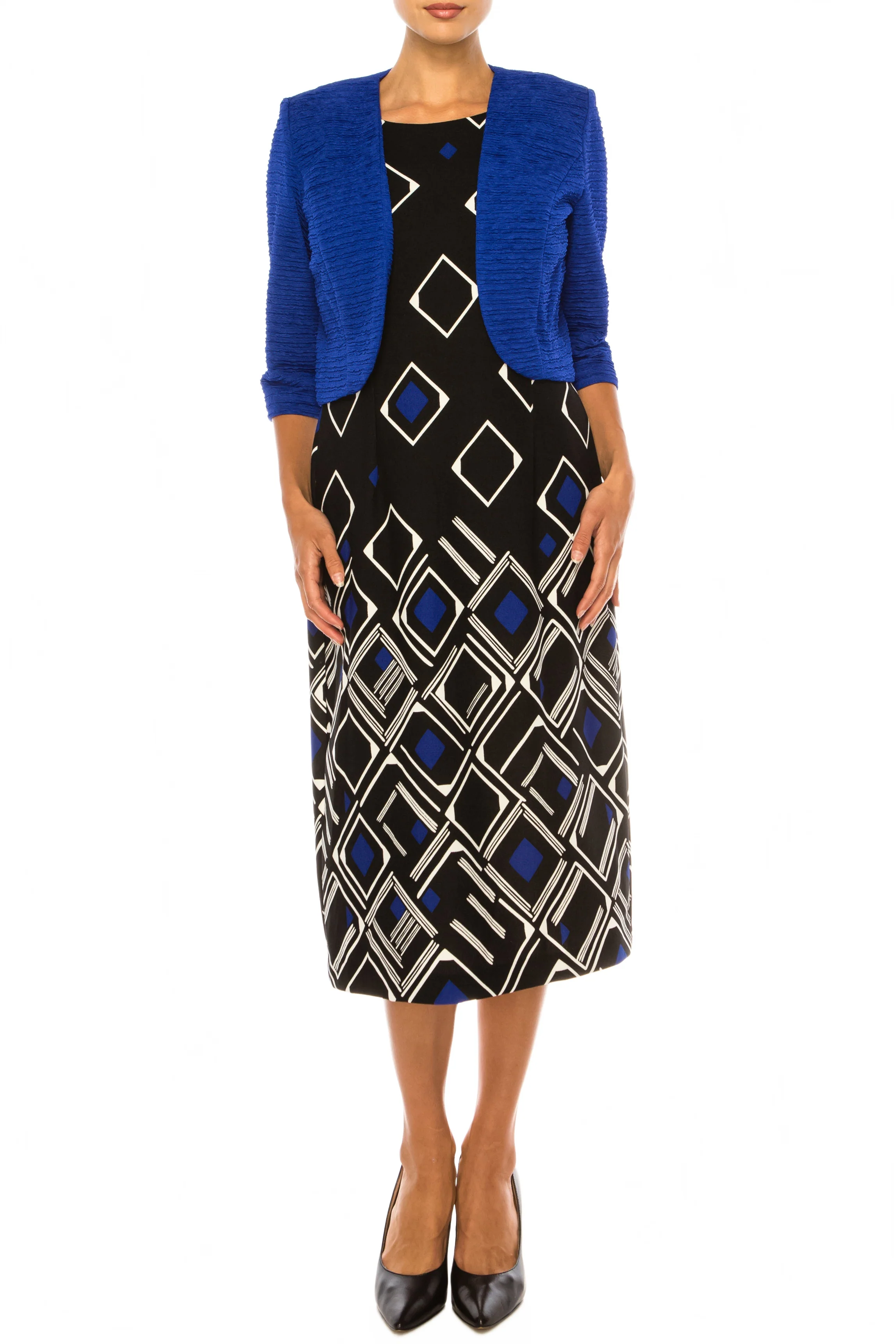 Maya Brooke 28796-COBALT BLACK-2 by Maya Brooke - Image 5
