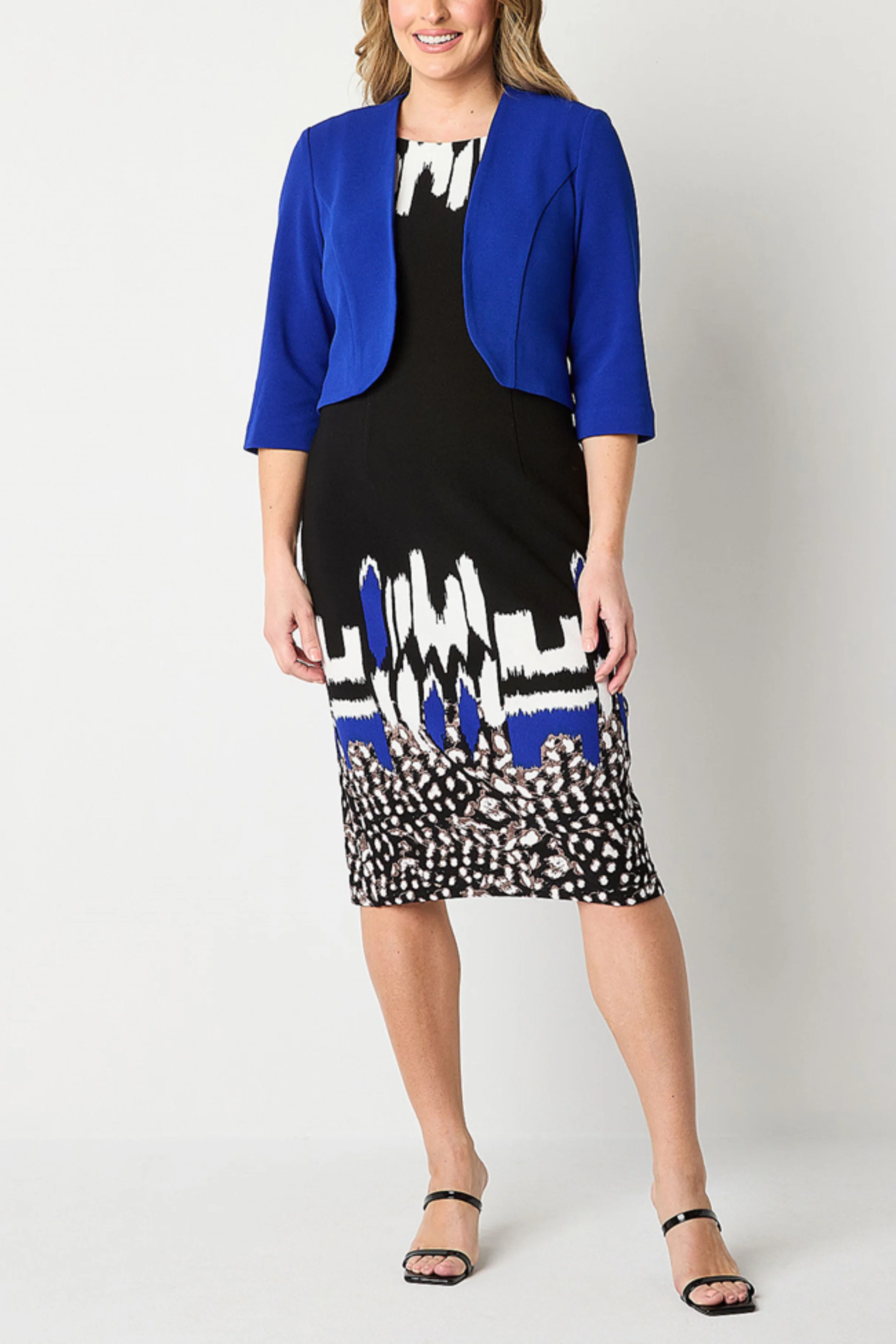 Maya Brooke 28513-COBALT BLACK-2 by Maya Brooke