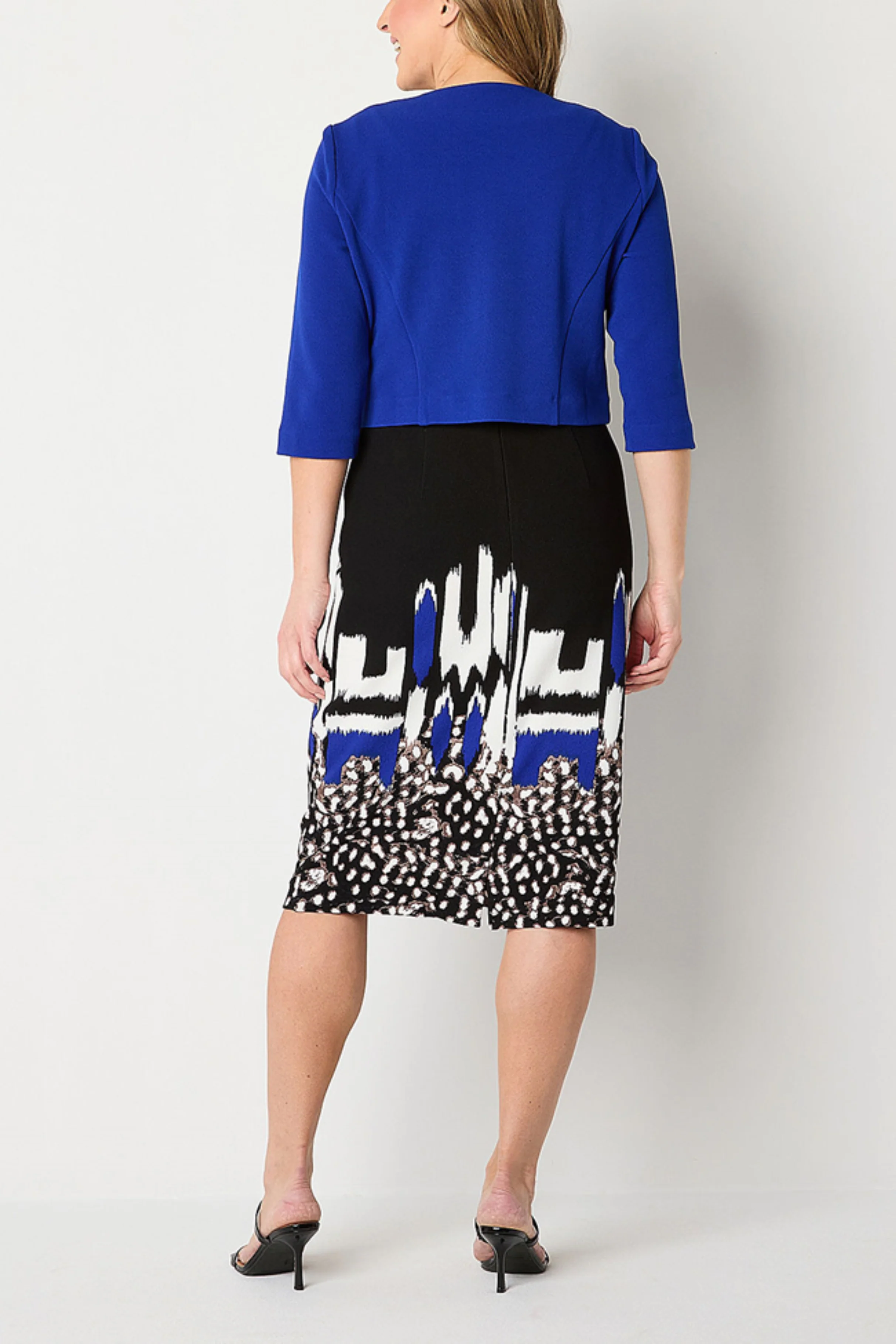 Maya Brooke 28513-COBALT BLACK-2 by Maya Brooke - Image 2