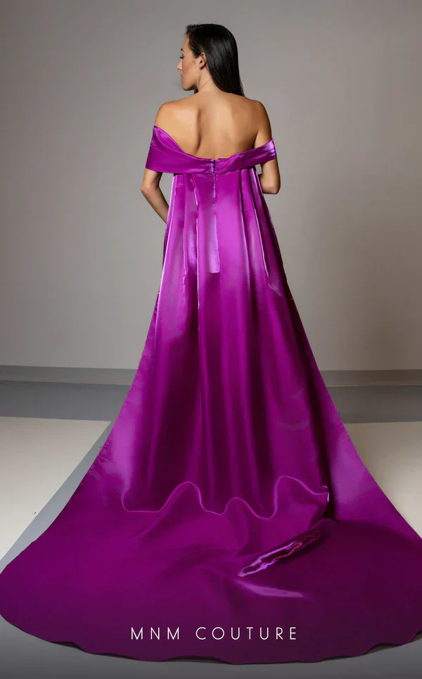 MNM Couture V07441 Black-Lime Evening Gown - Image 6