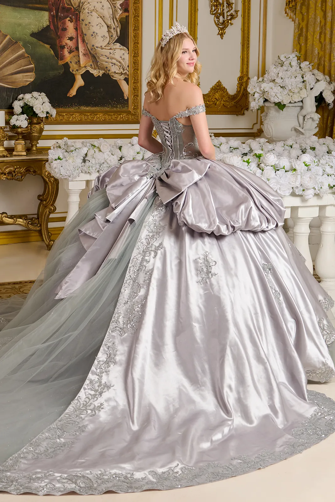 Off Shoulder Ball Gown by Elizabeth KGL3652 - Image 2