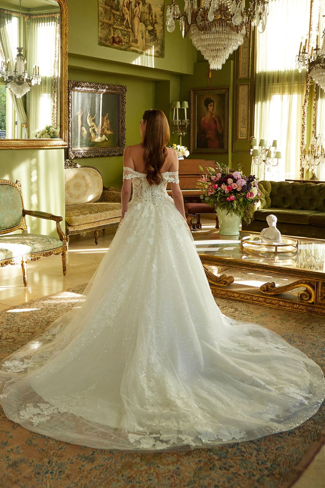 Off Shoulder Bridal Ball Gown by GLS Gloria GL3602 - Image 6
