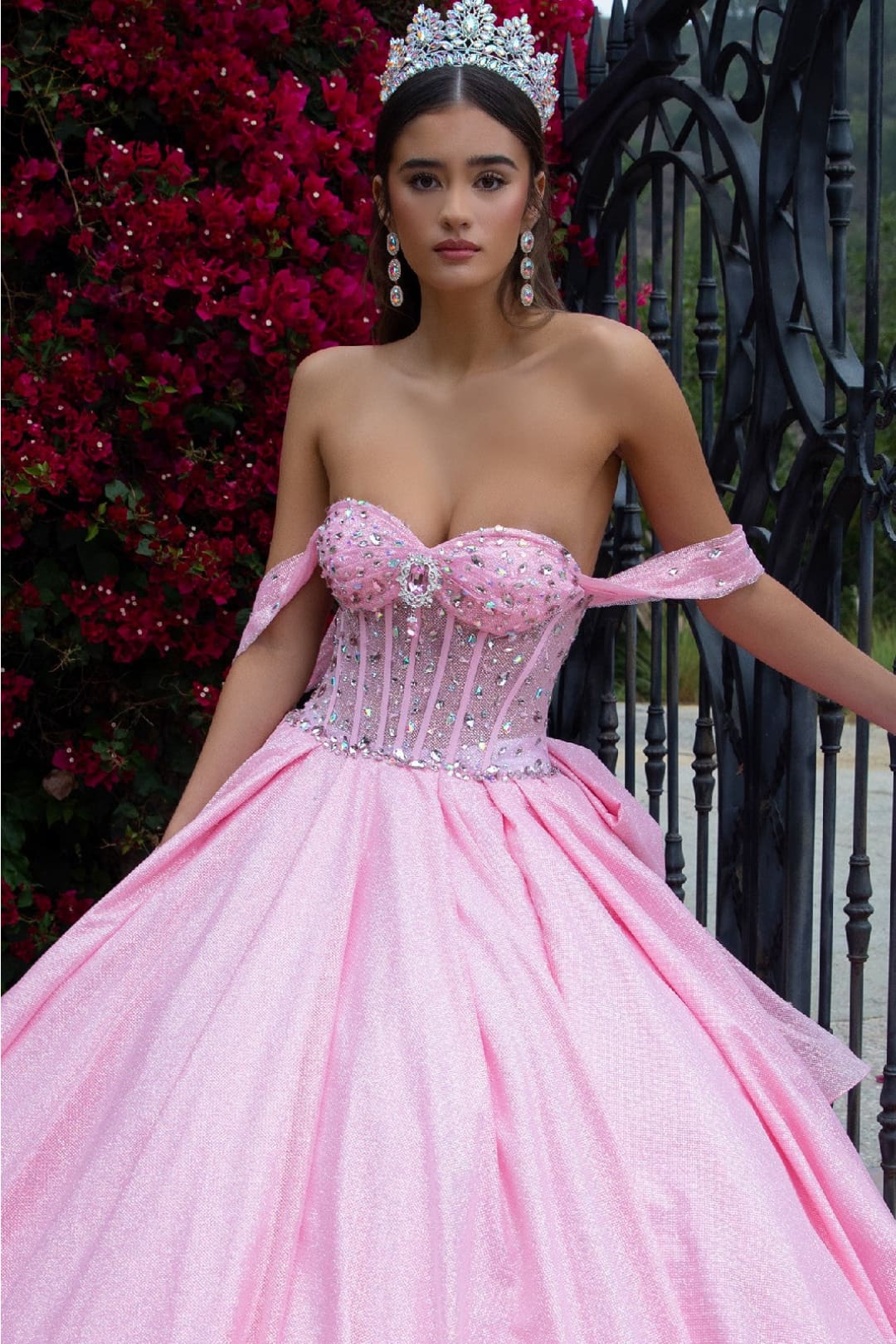 Off Shoulder Corset Ball Gown by GLS Gloria GL3527 - Image 9