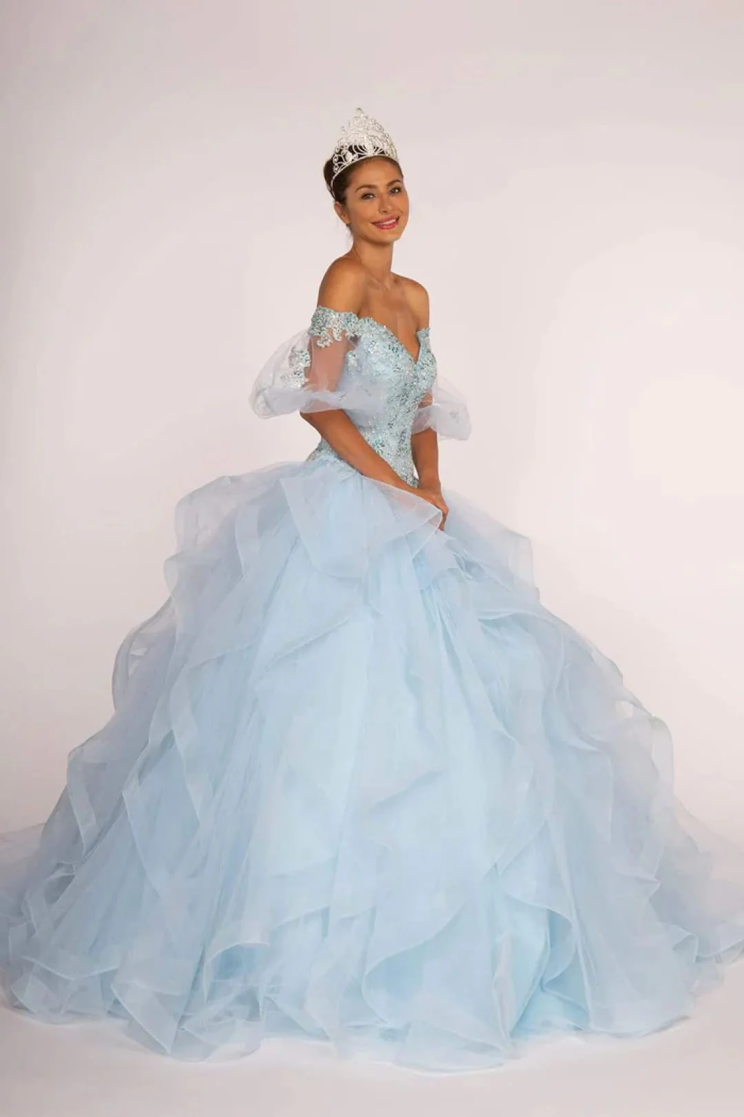 Off Shoulder Ball Gown by Elizabeth KGL2601 - Image 5