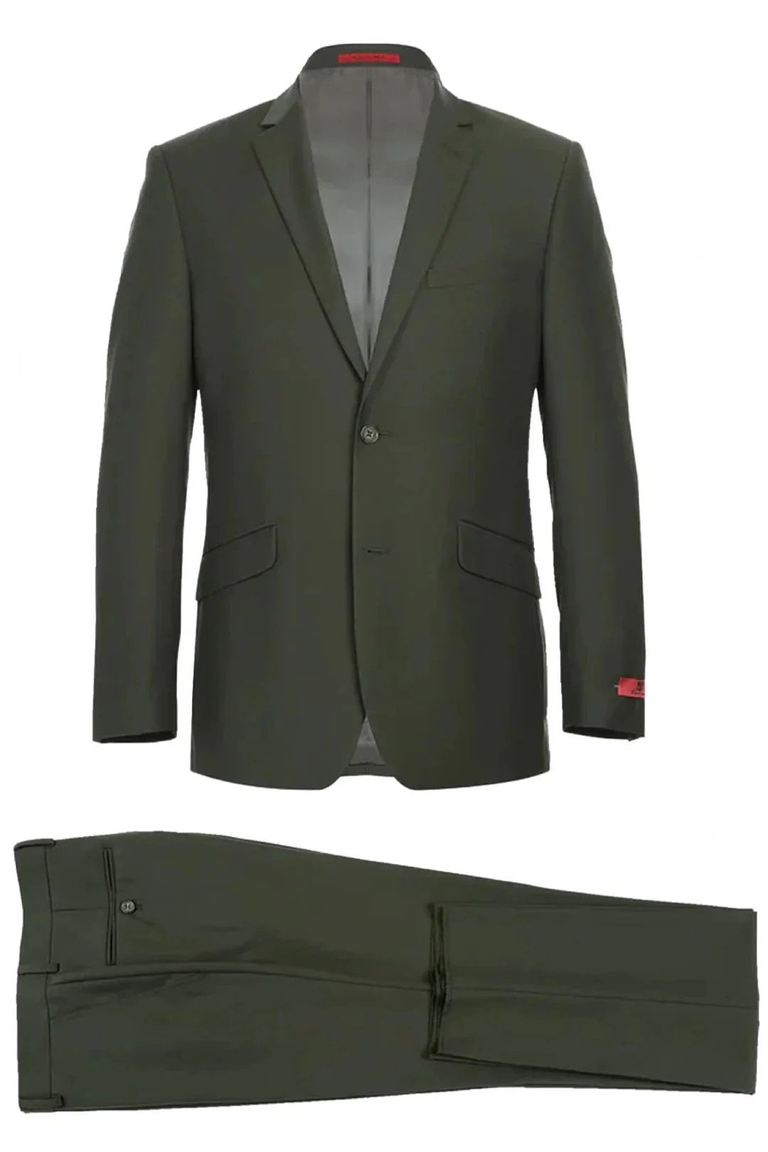 Olive Green Groomsmen Suit for Men & Boys - Perfect for Weddings - Image 8