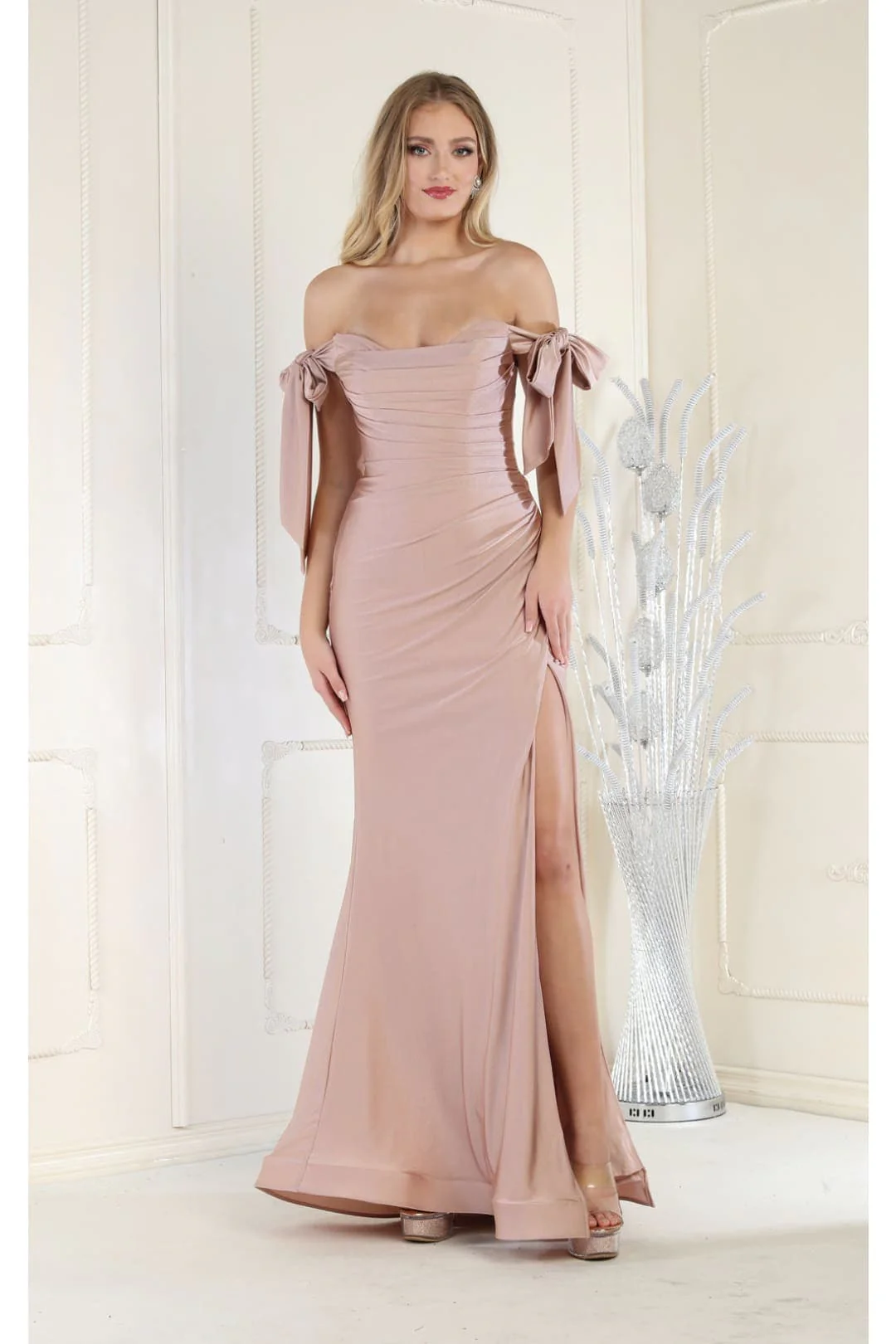 Plus Size Long Evening Gown Maxi Formal Dress for Women - Image 18