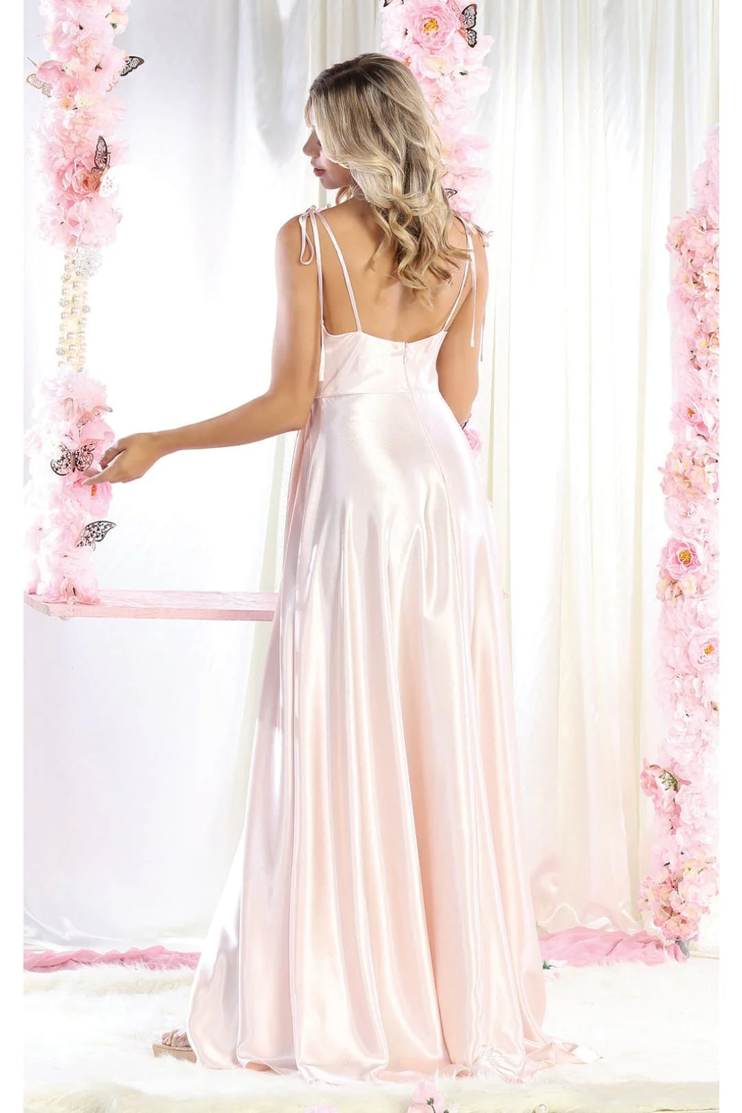 Plus Size Long Evening Gown Maxi Formal Dress for Women By May Queen MQ1901 - Image 15