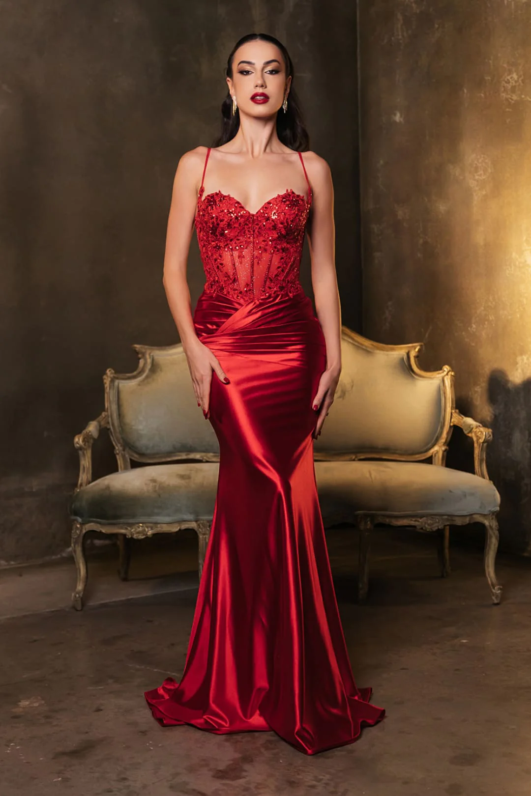 Plus Size Long Evening Gown Maxi Formal Dress for Women By May Queen MQ2139 - Image 14