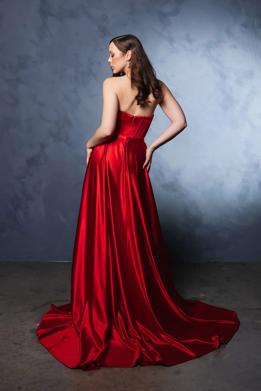 Plus Size Long Evening Gown Maxi Formal Dress for Women By May Queen MQ2144 - Image 8
