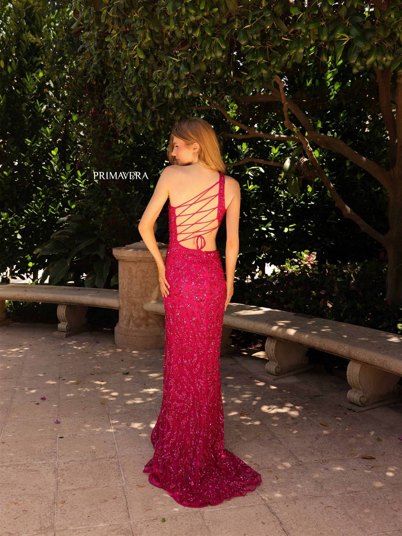 Primavera Couture 4191 Beaded Long Formal Sequin Prom Dress - Image 5