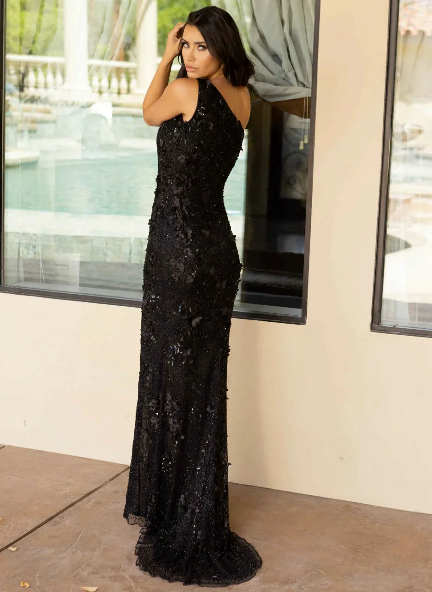Primavera Couture 3915 Long Fitted Prom Dress - Image 2