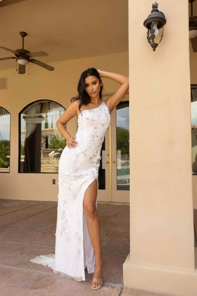 Primavera Couture 3915 Long Fitted Prom Dress - Image 3
