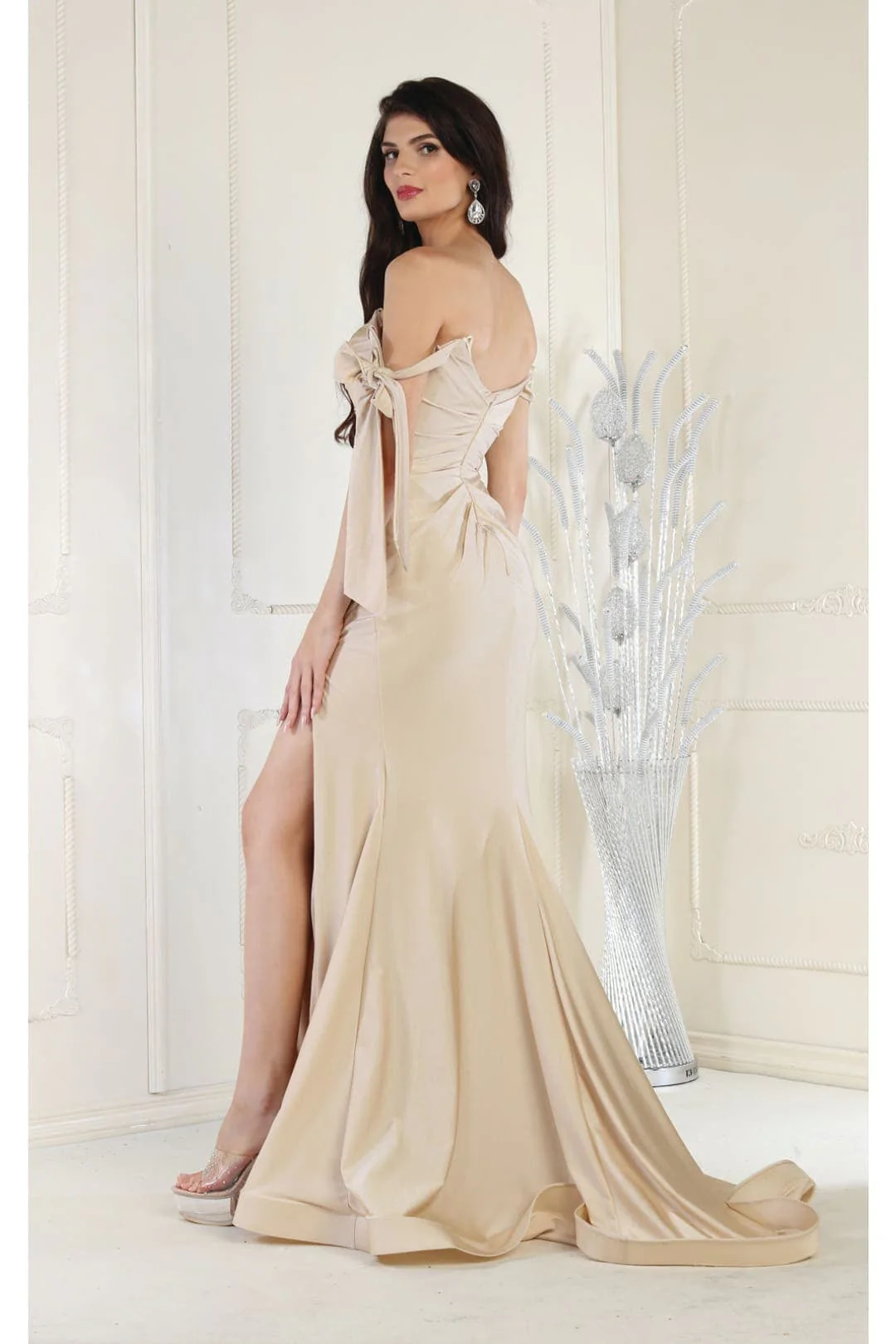 Lilac Bridesmaid Dresses-Inexpensive Ruched Prom - Image 9