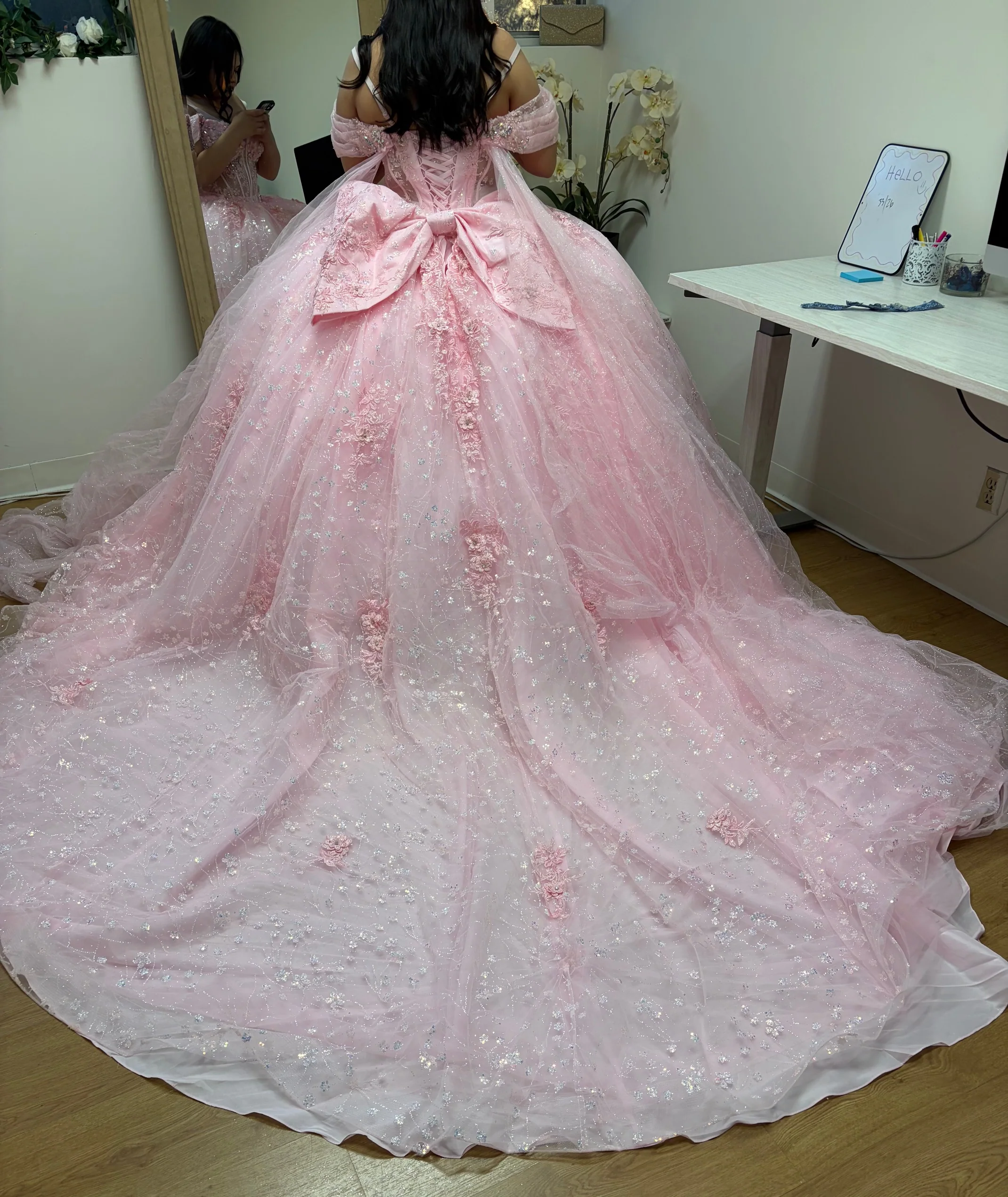 Prom Dress Sweetheart Off The Shoulder Ball Gown By Layla K LK273 - Image 3