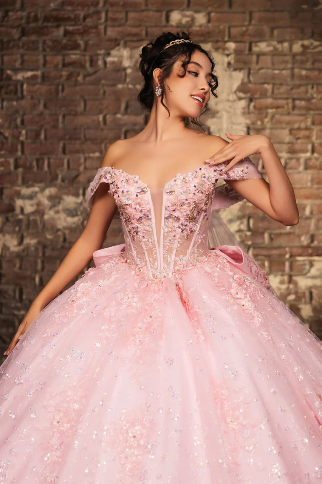 Prom Dress Sweetheart Off The Shoulder Ball Gown By Layla K LK273 - Image 5