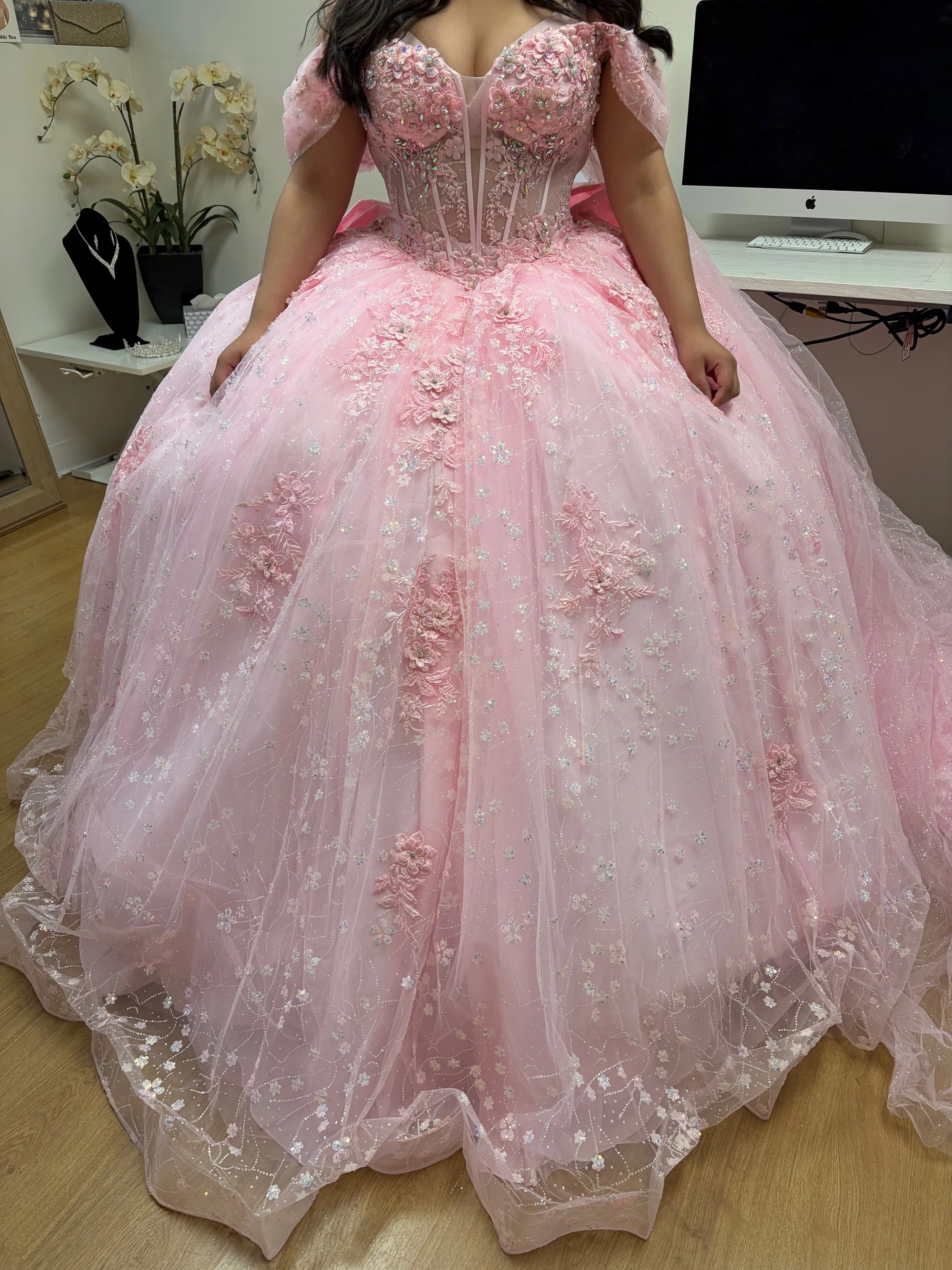 Prom Dress Sweetheart Off The Shoulder Ball Gown By Layla K LK273 - Image 8