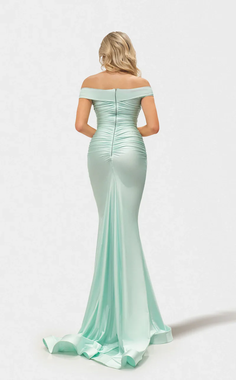 Jessica Angel JA2674 Off-Shoulder Mermaid Prom Formal Floor-Length Jersey Dress - Image 2
