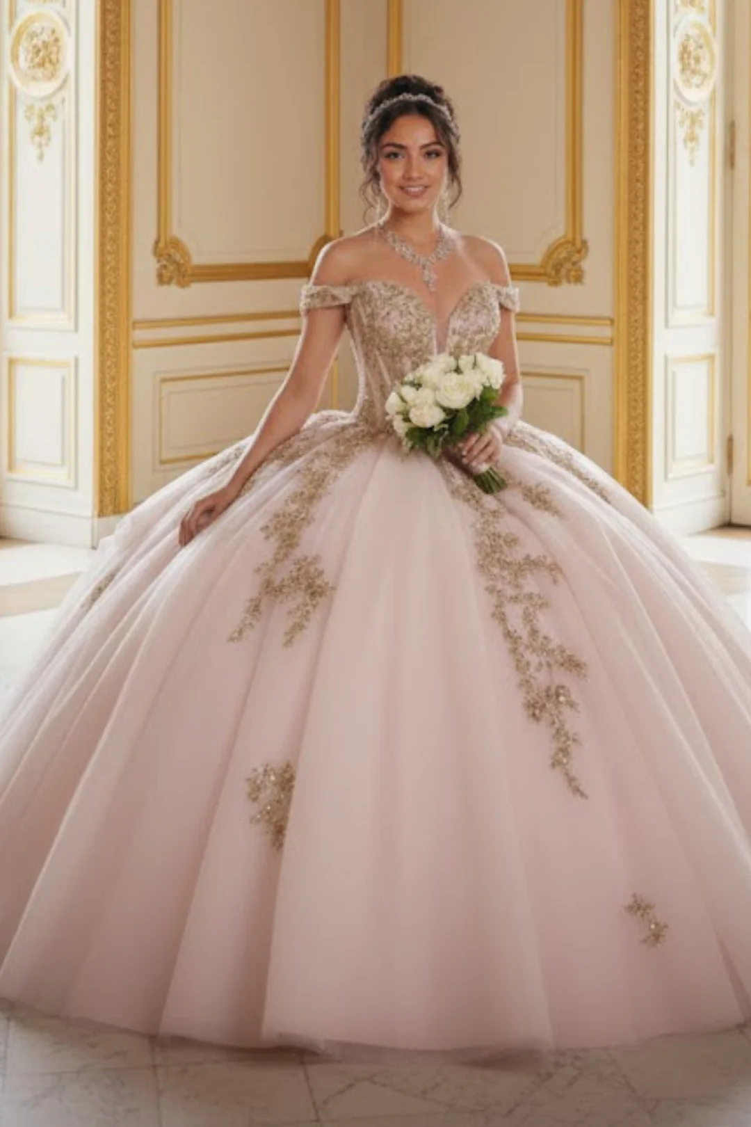 Quinceanera Dress Sweetheart Ruffles Sequin Prom Gown By Layla K LK272 - Image 3