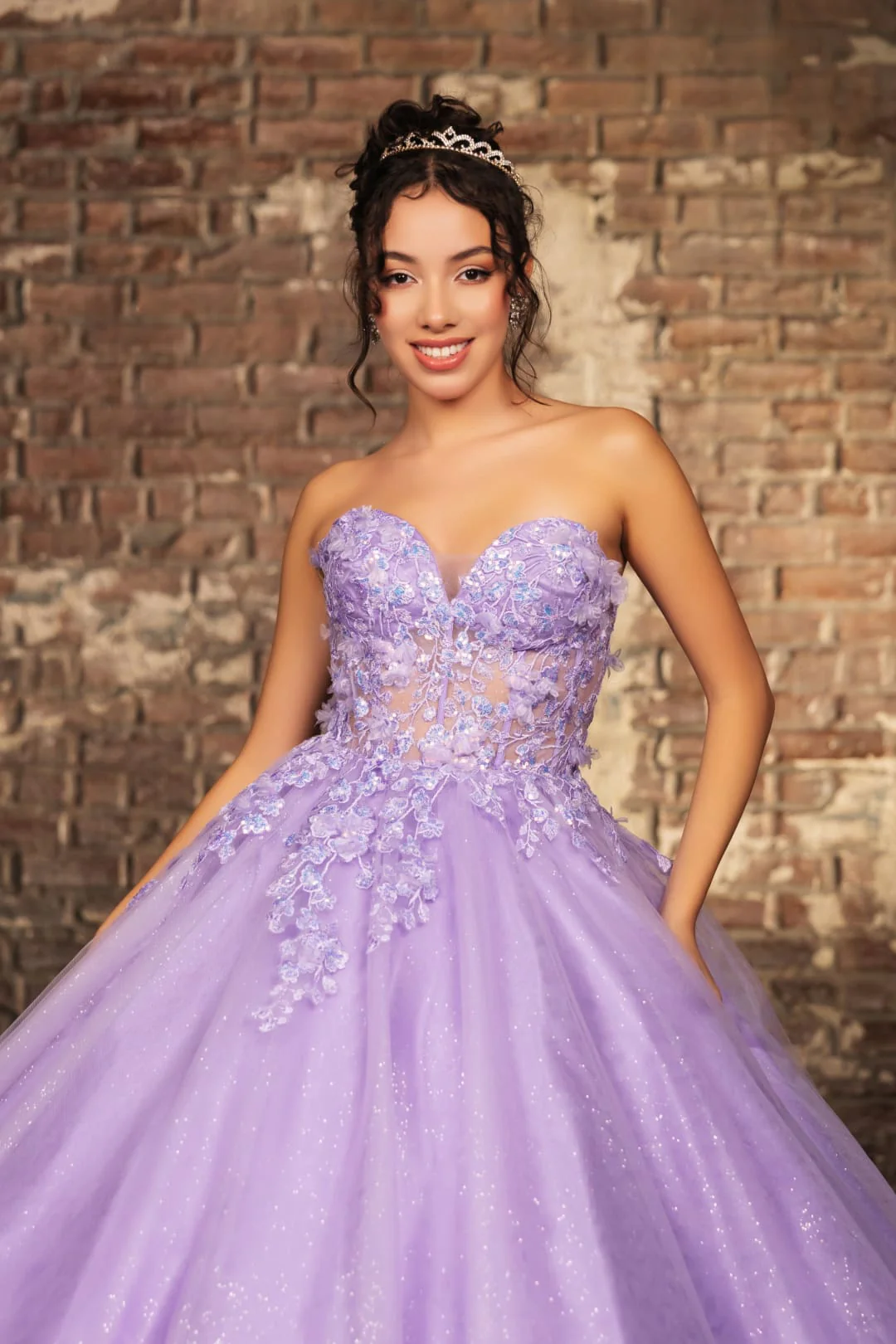 Quinceanera Gown Sweetheart Corset Back Gala Dress By Layla K LK243 - Image 12