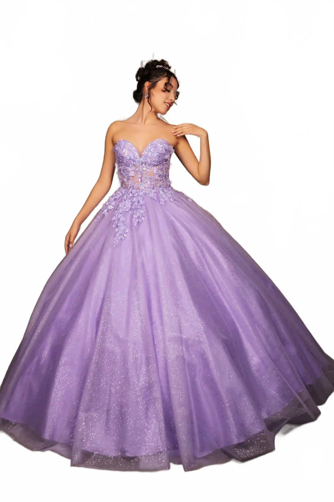 Quinceanera Gown Sweetheart Corset Back Gala Dress By Layla K LK243 - Image 14