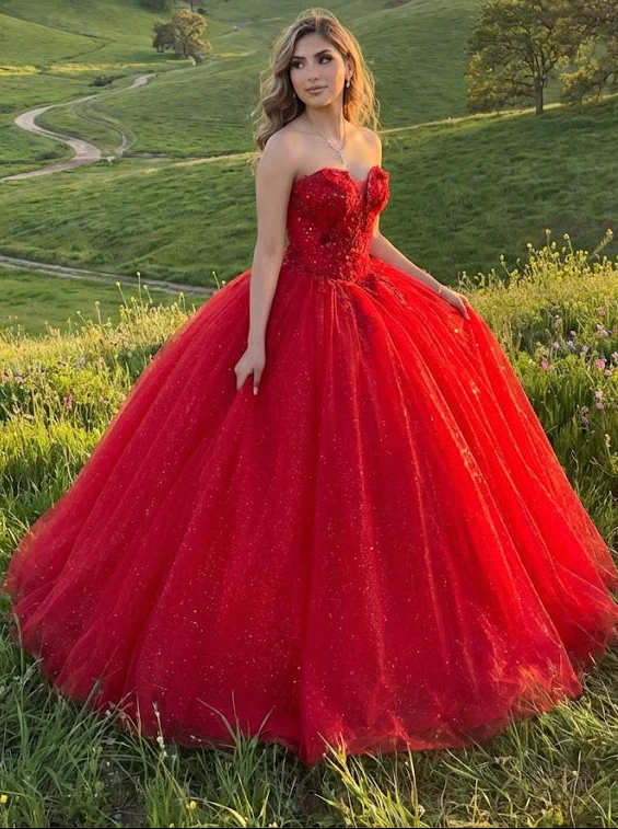 Quinceanera Gown Sweetheart Corset Back Gala Dress By Layla K LK243 - Image 15