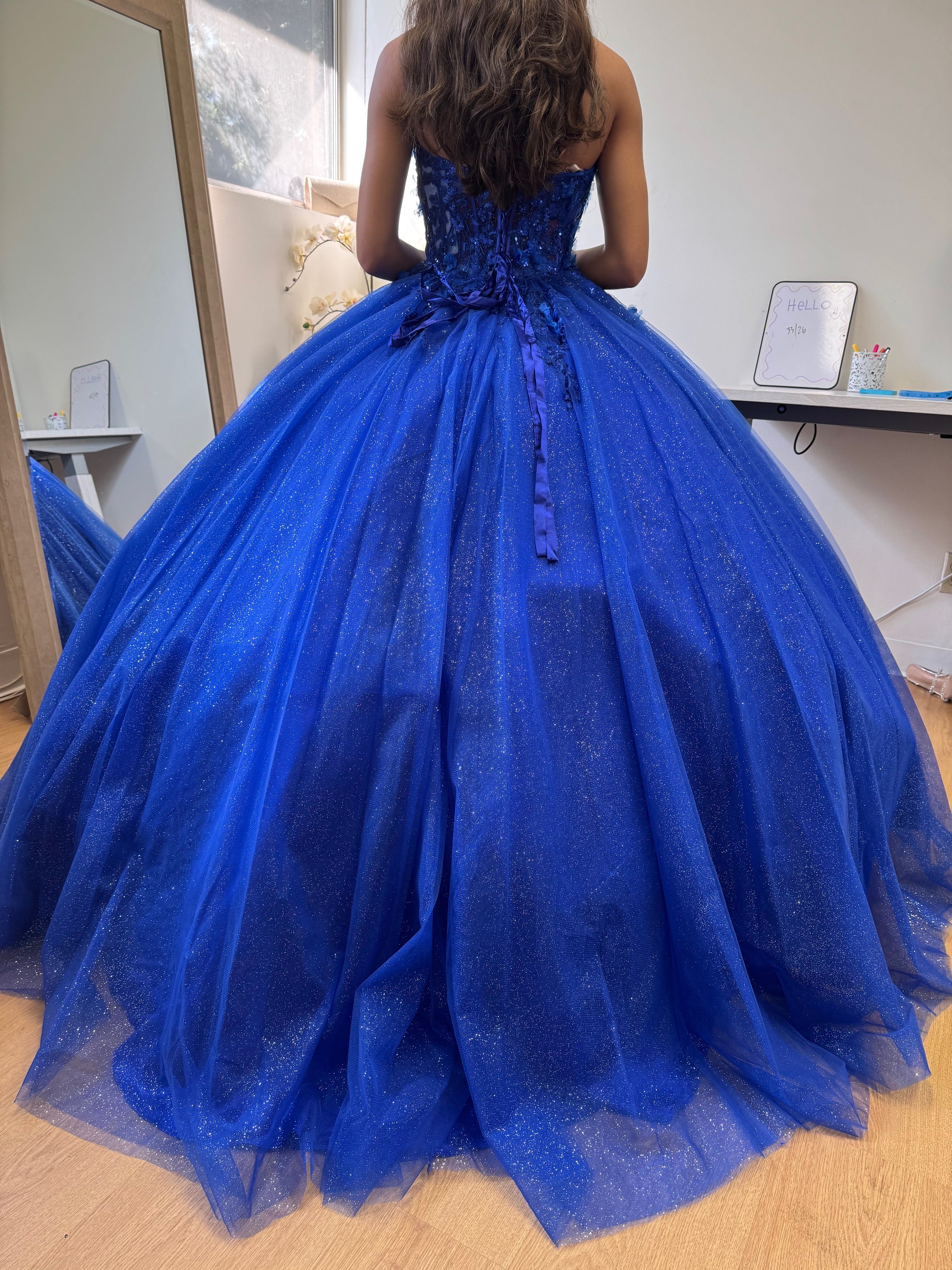 Quinceanera Gown Sweetheart Corset Back Gala Dress By Layla K LK243 - Image 3
