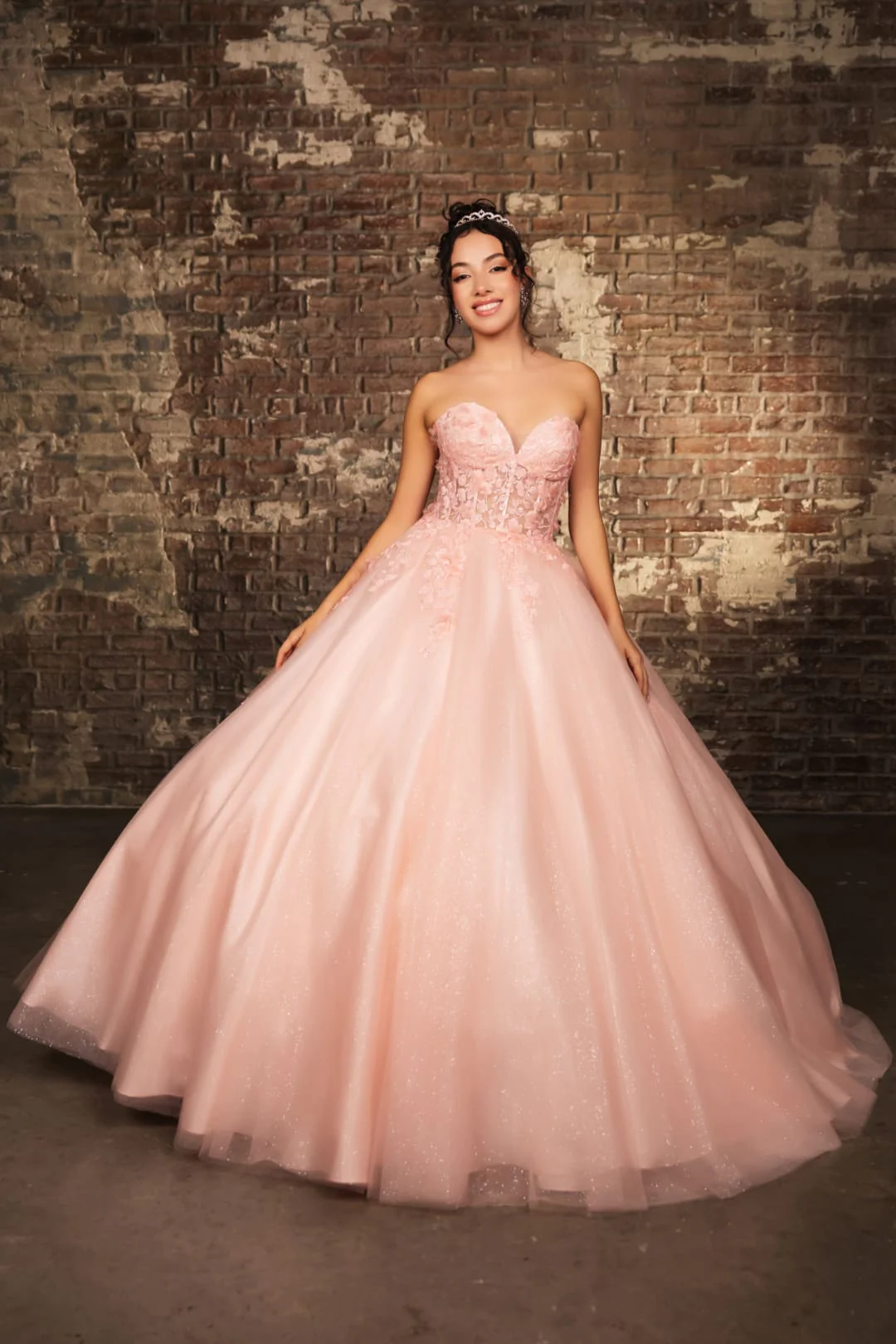 Quinceanera Gown Sweetheart Corset Back Gala Dress By Layla K LK243 - Image 5
