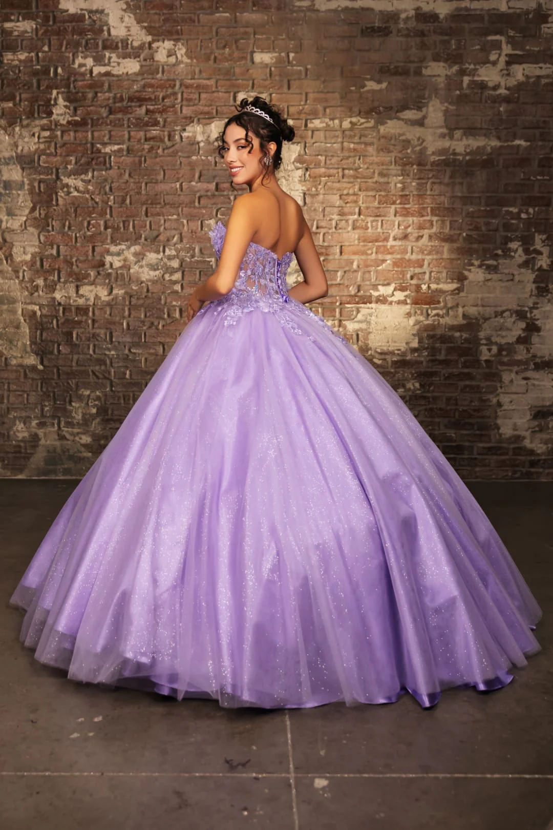 Quinceanera Gown Sweetheart Corset Back Gala Dress By Layla K LK243 - Image 6