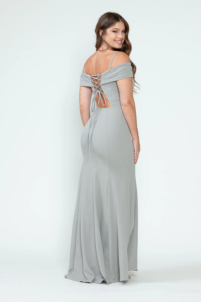 Red Carpet Dress Off The Shoulder Mermaid Formal Gown By Lenovia 5317 - Image 14