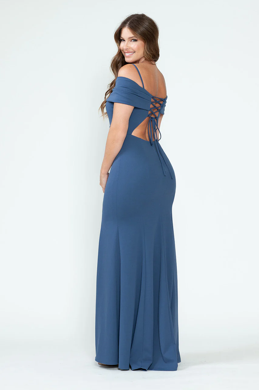 Red Carpet Dress Off The Shoulder Mermaid Formal Gown By Lenovia 5317 - Image 4