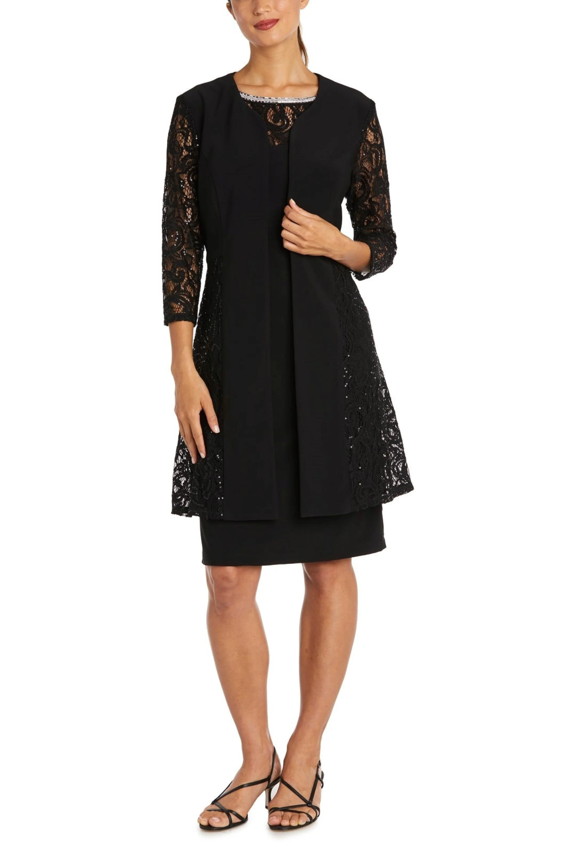 RM Richards Evening 2-Piece Jacket Dress - Image 4