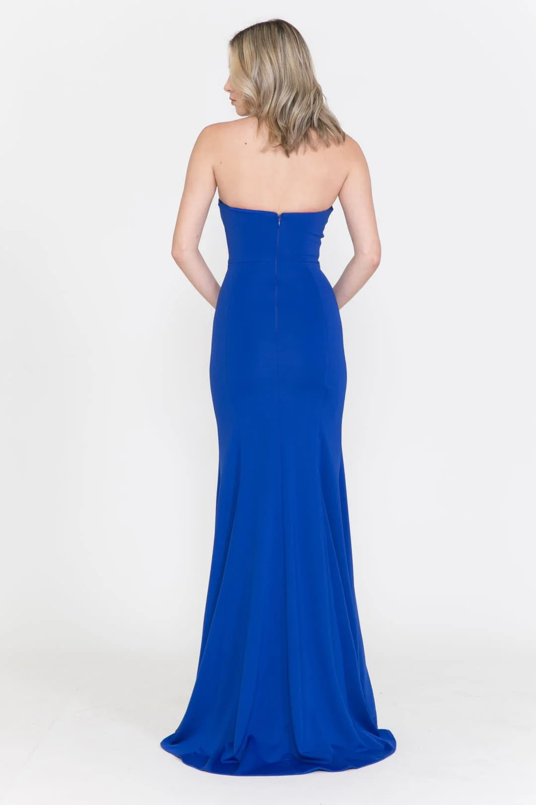 Red Bridesmaid Dresses-Inexpensive Poly USA Prom Formal Gown 8488 - Image 2