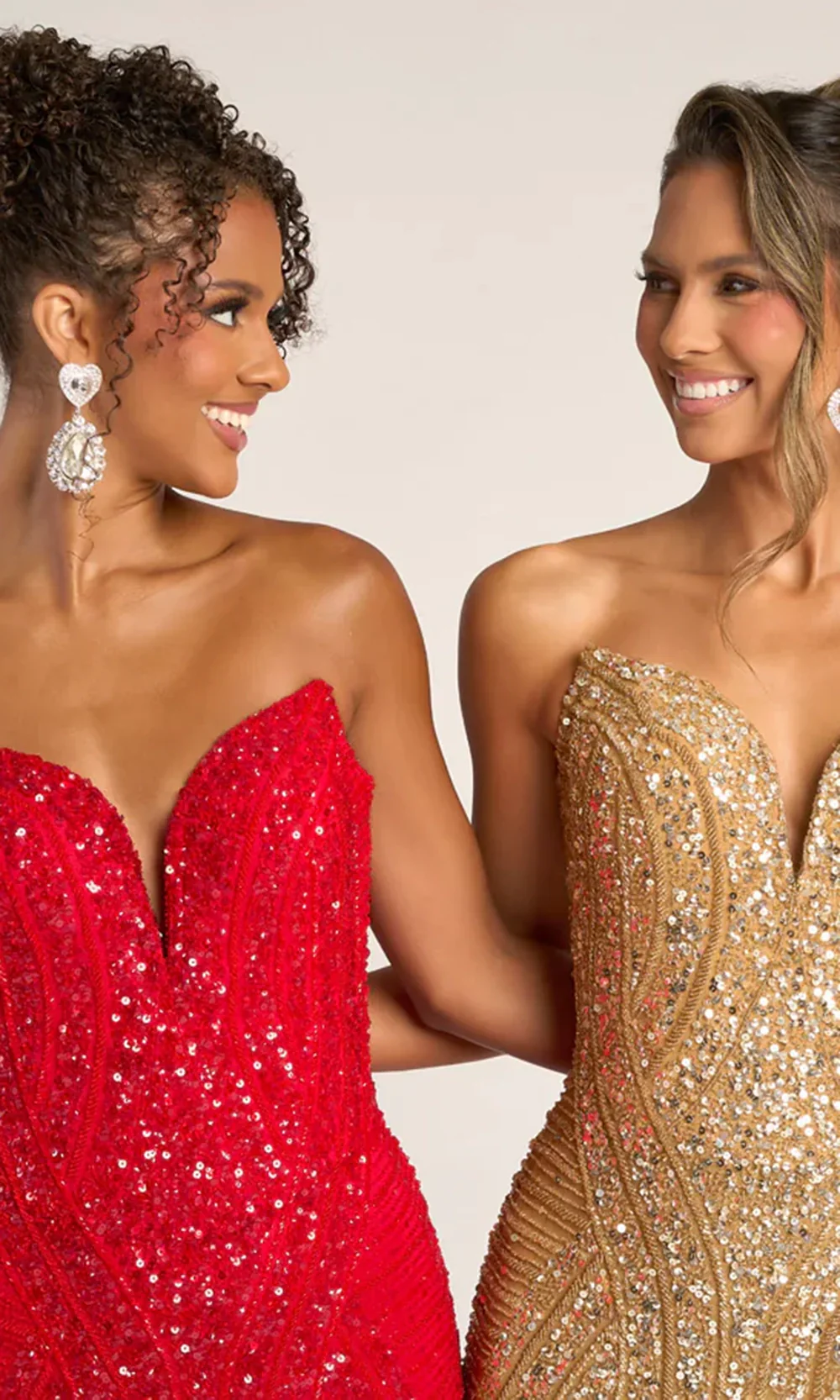 Sequin Mermaid Evening Gown with High Slit Formal Dress by Portia and Scarlett PS26424C - Image 26