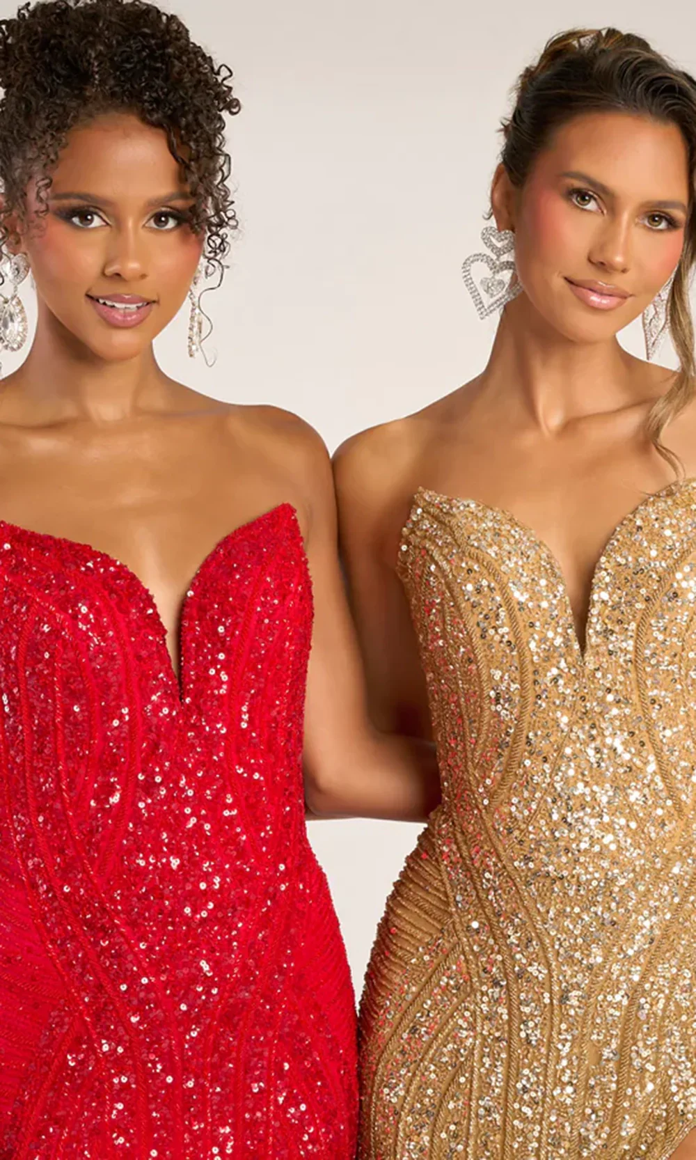 Sequin Mermaid Evening Gown with High Slit Formal Dress by Portia and Scarlett PS26424C - Image 27