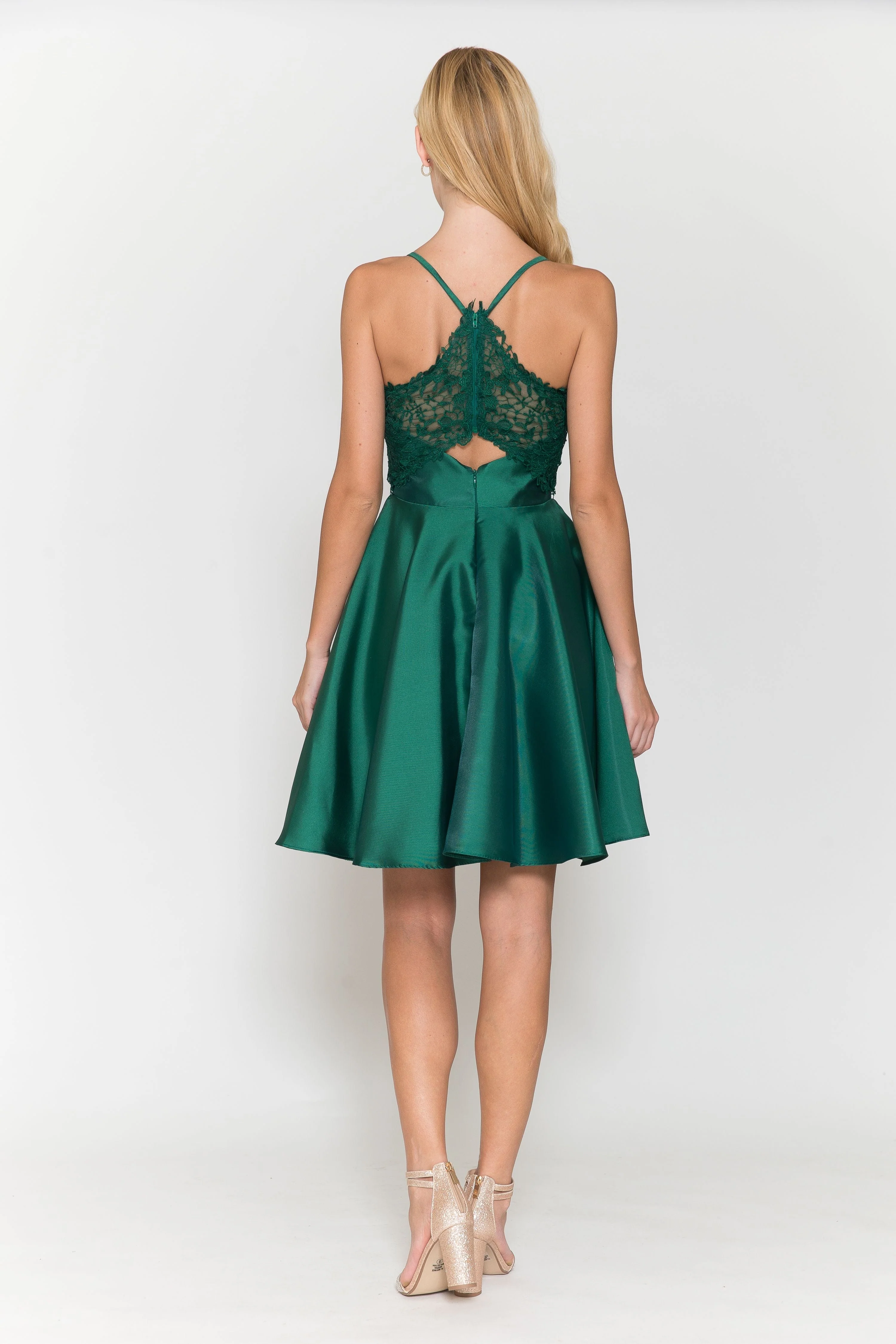 Poly USA 8698 Short Mikado Pocket Dress - Image 8