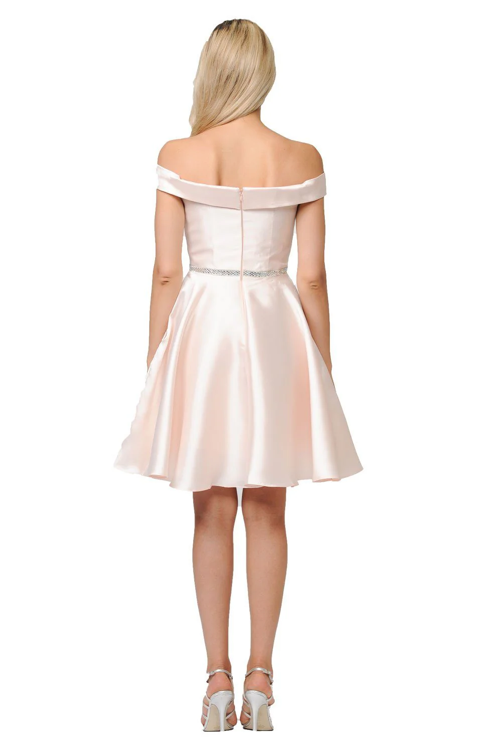 Poly USA 7948 Short Off Shoulder Mikado Dress - Image 14