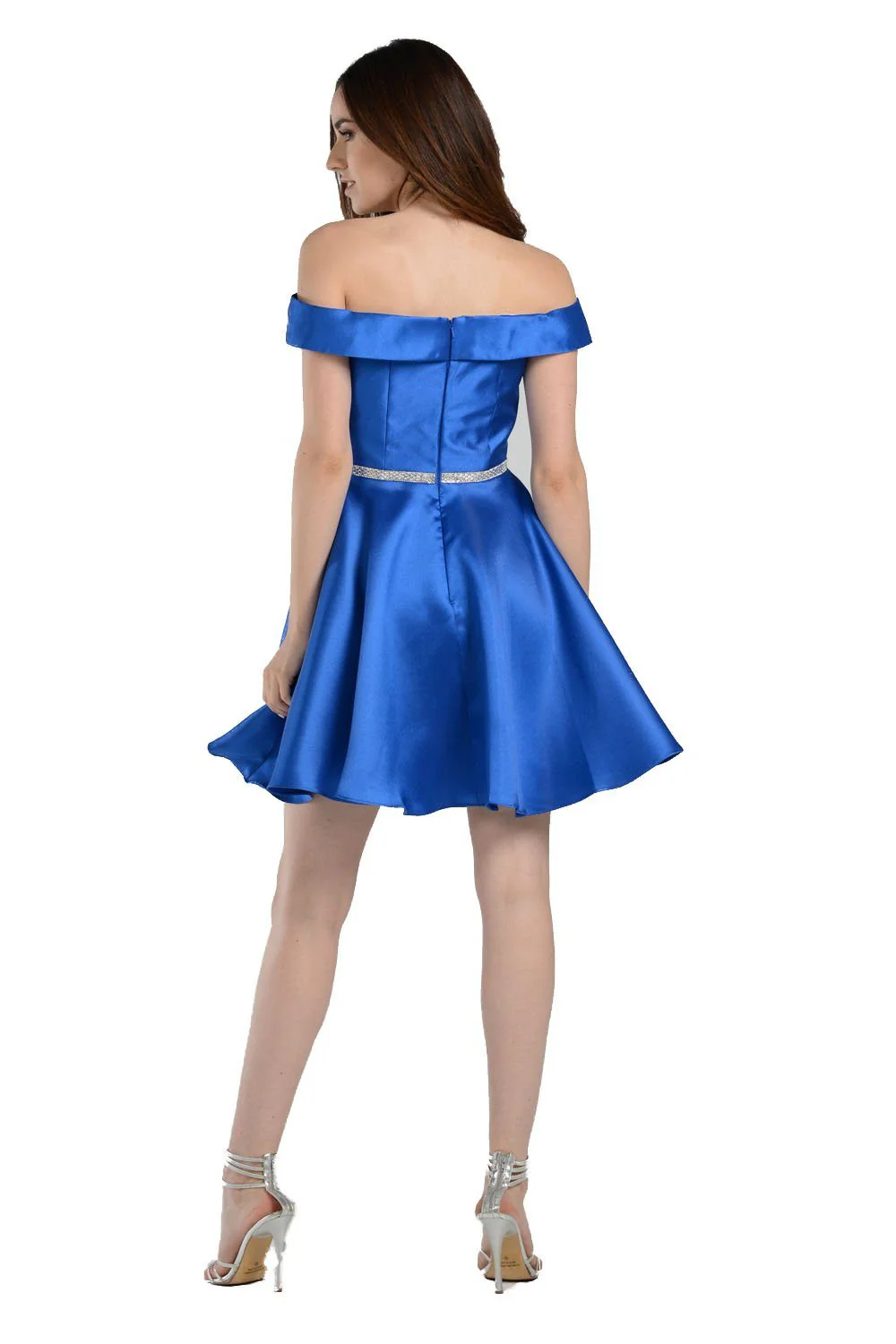 Poly USA 7948 Short Off Shoulder Mikado Dress - Image 2