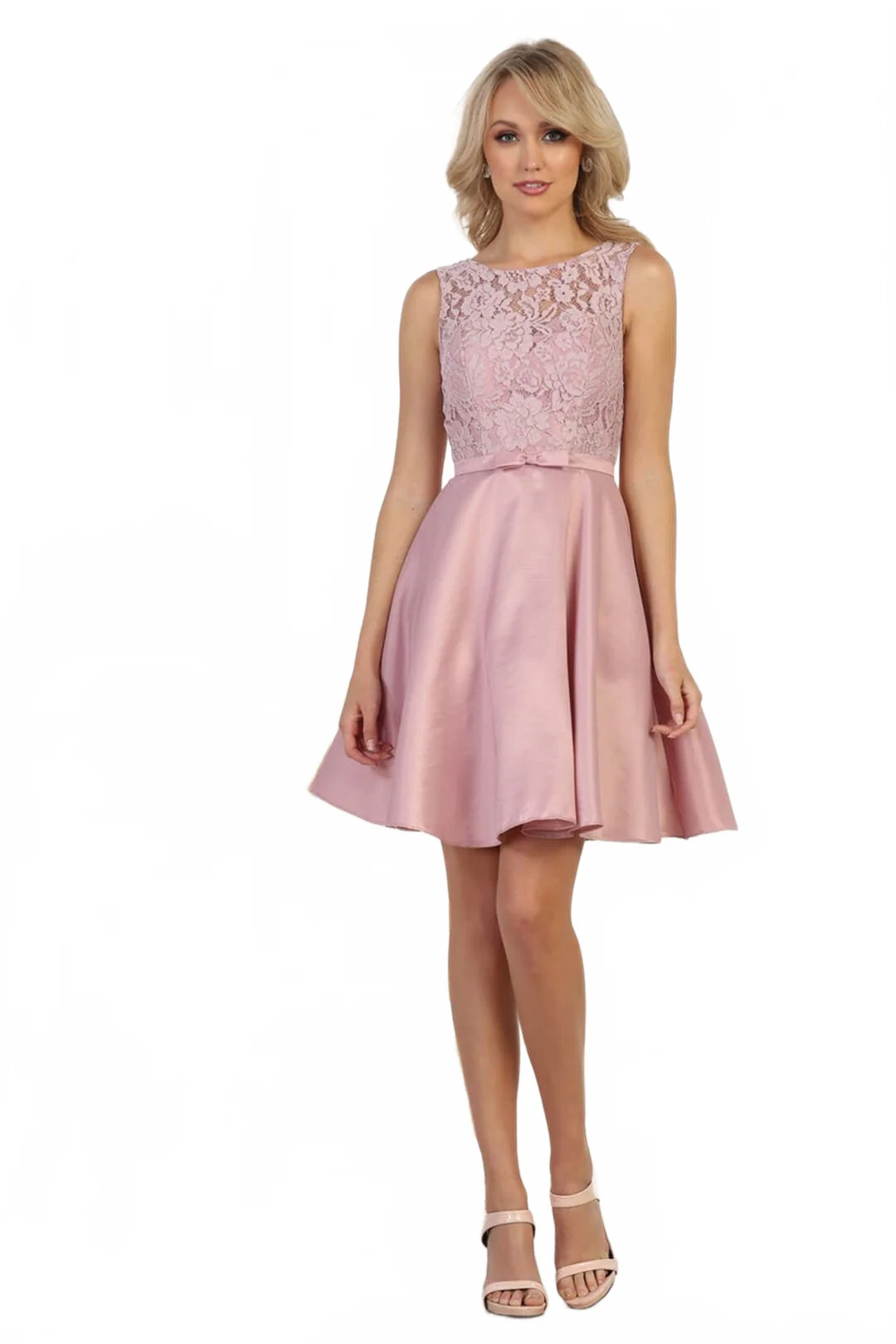Simple & Classy Short Bridesmaids Dress - Image 11