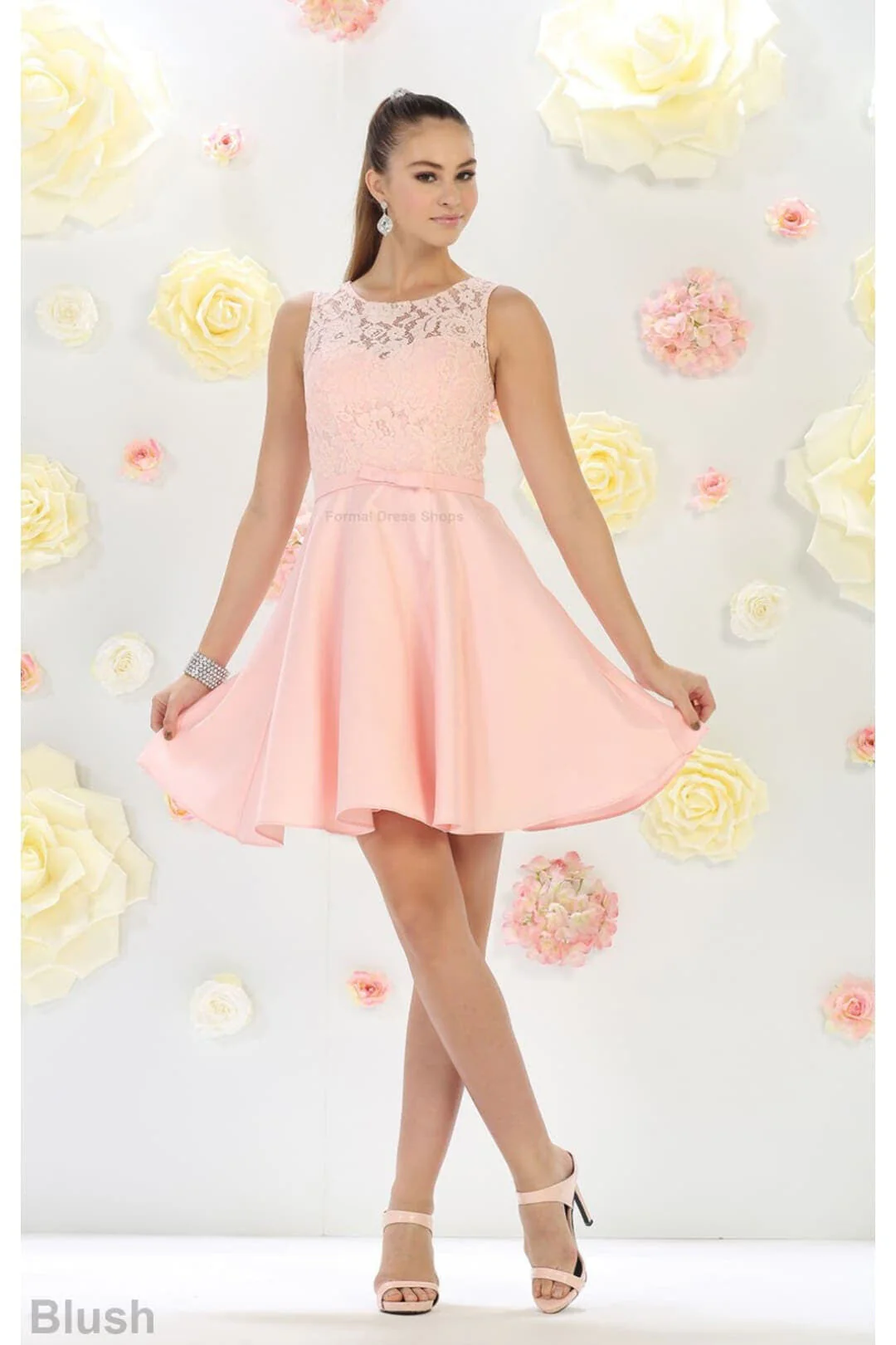 Simple & Classy Short Bridesmaids Dress - Image 5