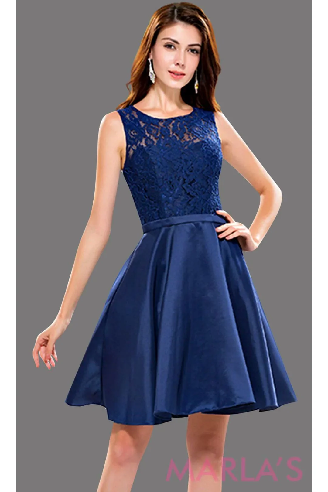 Simple & Classy Short Bridesmaids Dress - Image 9