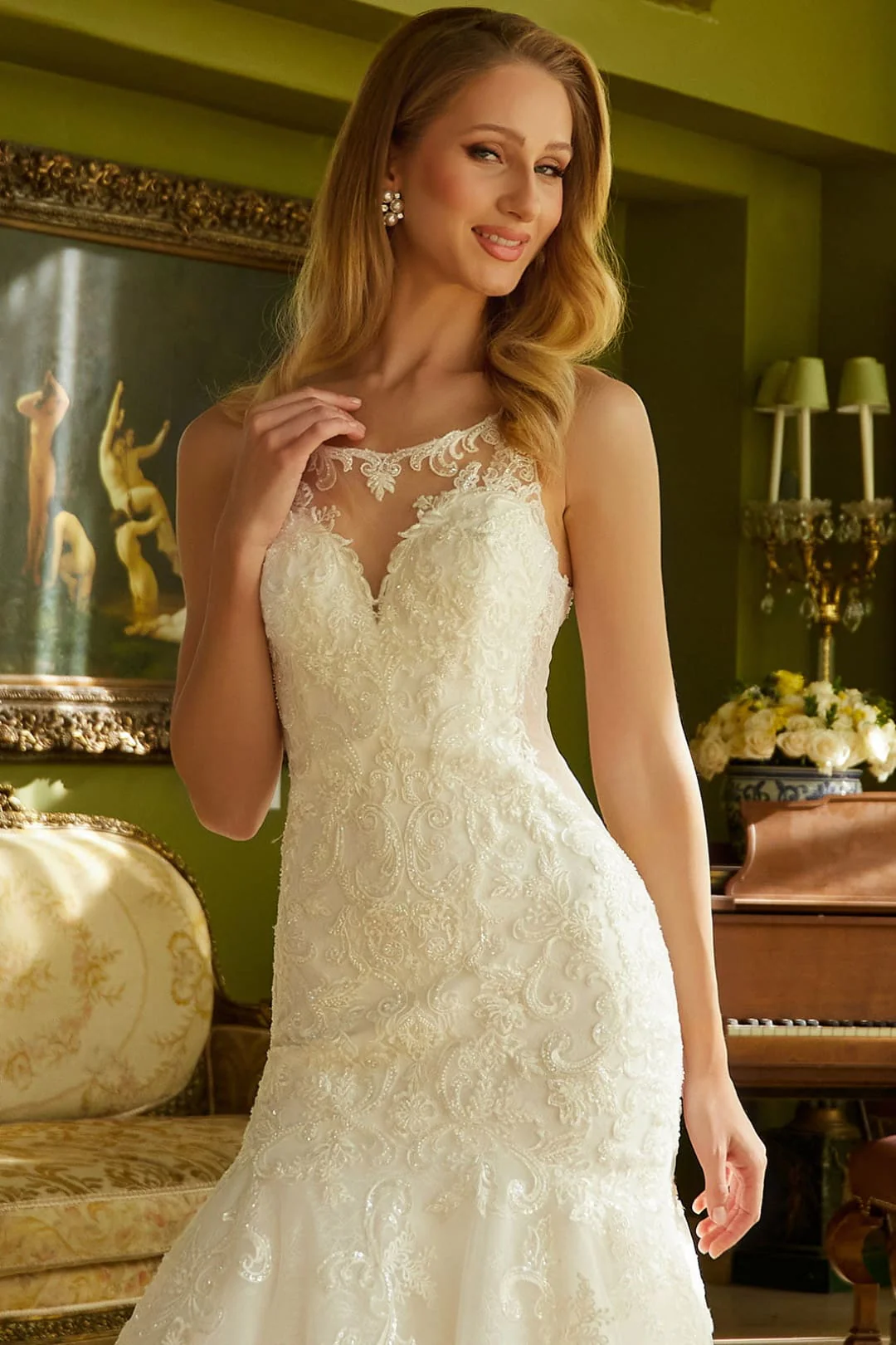 Sleeveless Mermaid Bridal Gown by GLS Gloria GL3536 - Image 3