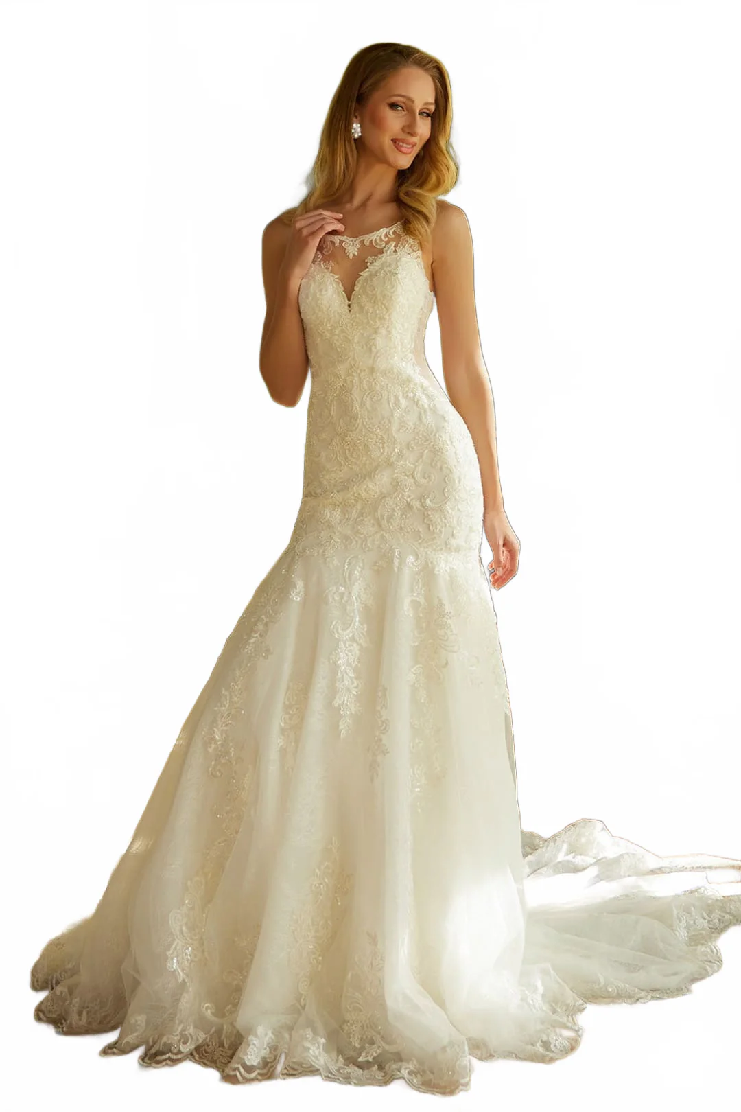 Sleeveless Mermaid Bridal Gown by GLS Gloria GL3536 - Image 5
