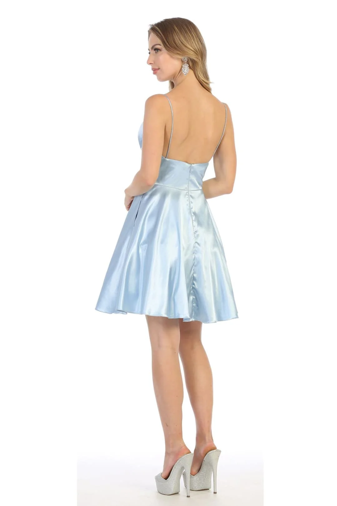 Vintage Dress Style Retro Outfit in Navy Blue By MQ1770 - Image 7