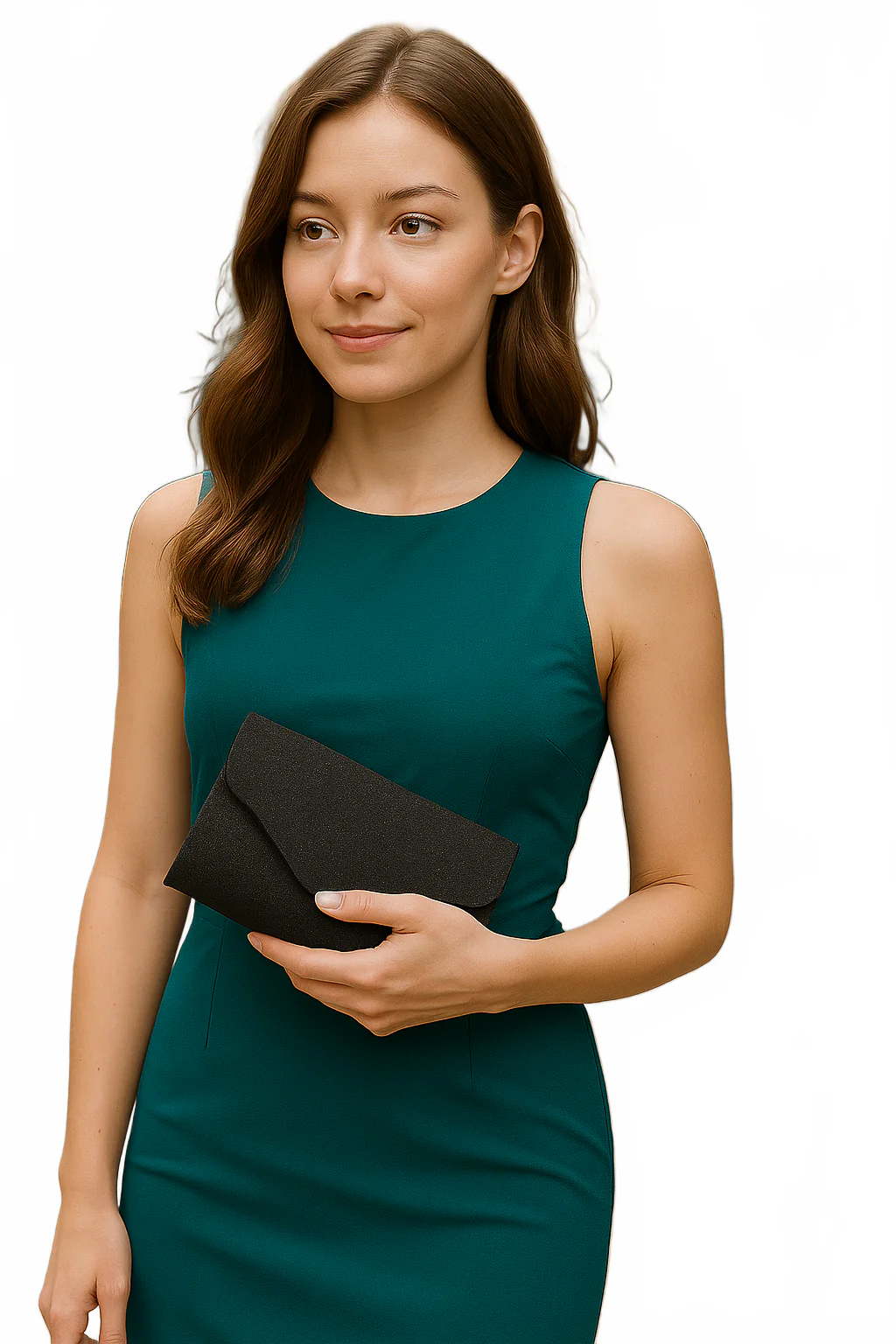 Sparkly Envelope Clutch Purse – Black Gold or Silver | HBG-105240S - Image 12