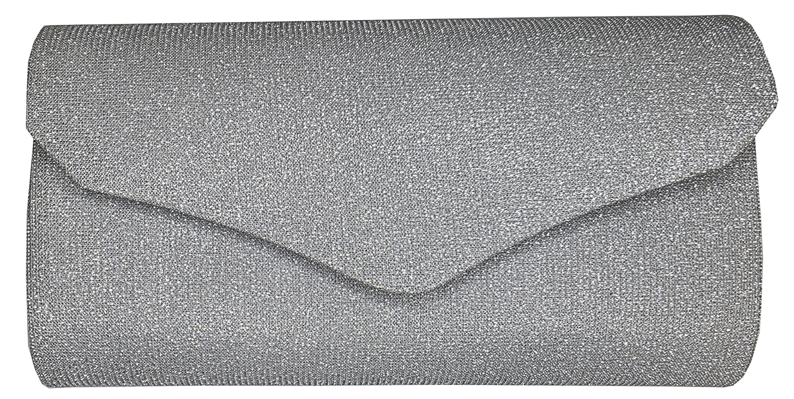 Sparkly Envelope Clutch Purse – Black Gold or Silver | HBG-105240S - Image 6