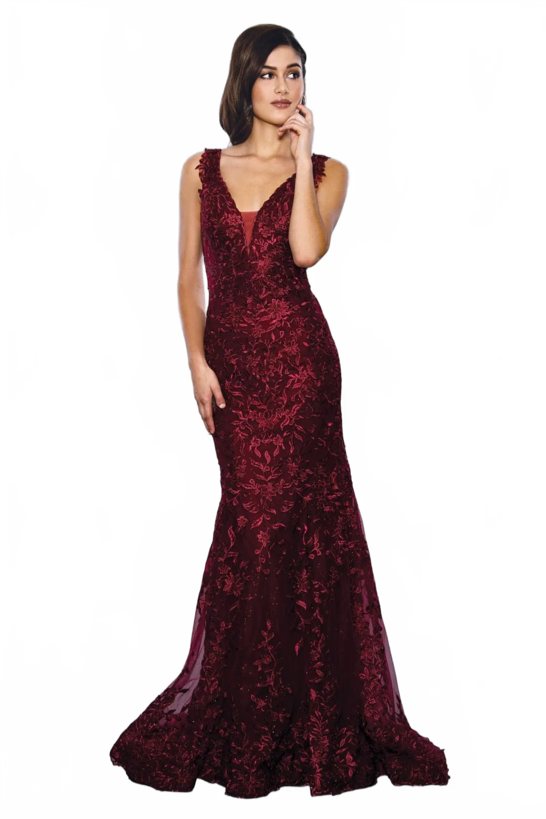 Stella Couture 20041 Long Fitted Sleeveless Prom Gown - Image 4