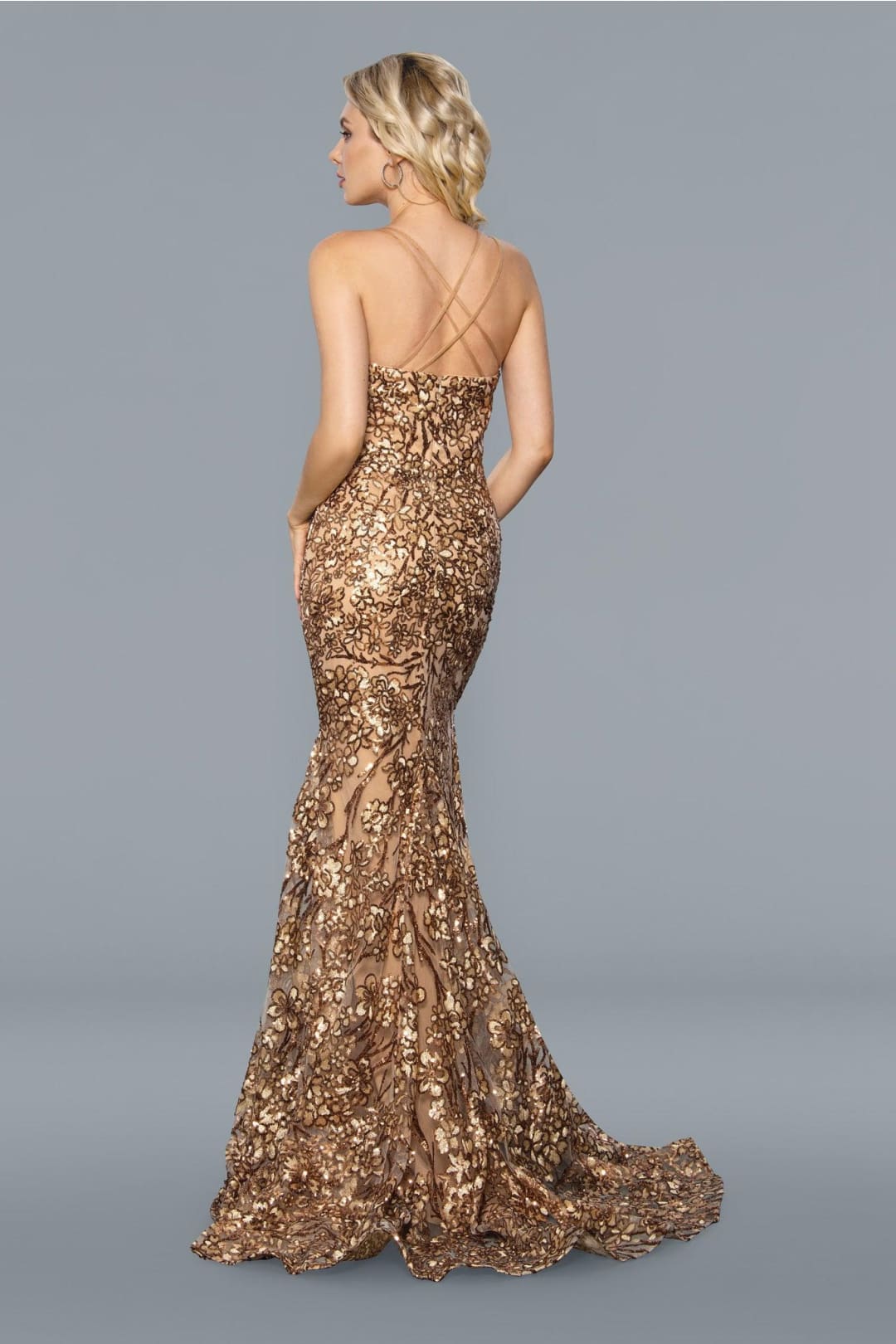 Stella Couture 21040 Long Off Shoulder Prom Dress - Image 2