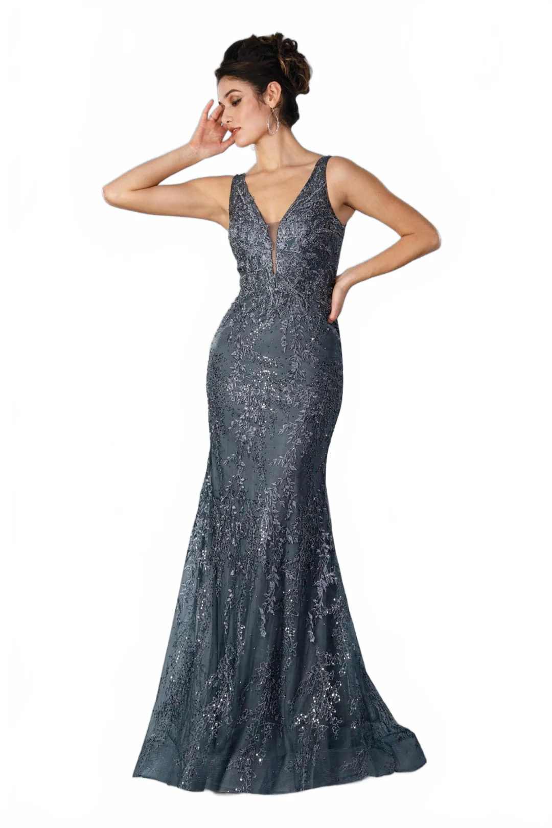 Stella Couture 22352 Sleeveless Long Formal Dress - Image 3
