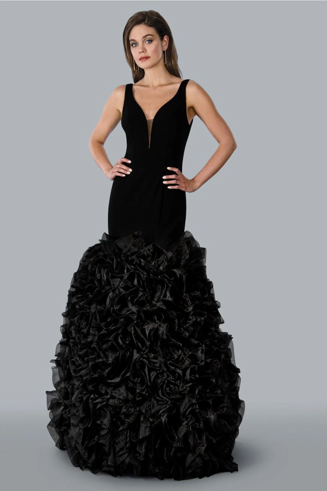 Stella Couture 23120 Sleeveless Long Prom Dress